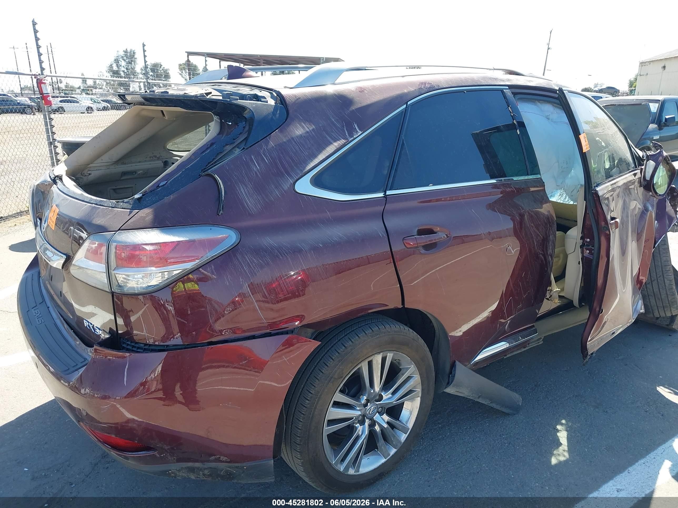2015 Lexus Rx 350   Burgundy vin: 2T2ZK1BA7FC189494