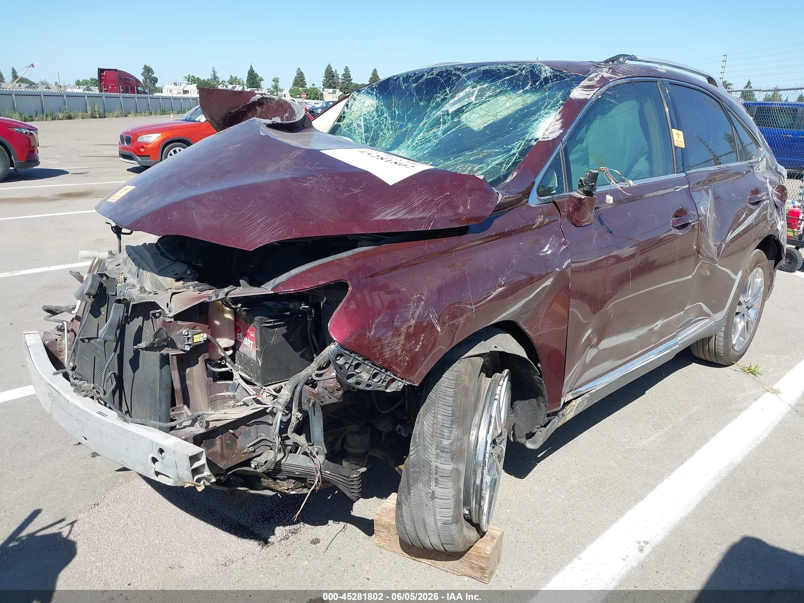2015 Lexus Rx 350   Burgundy vin: 2T2ZK1BA7FC189494