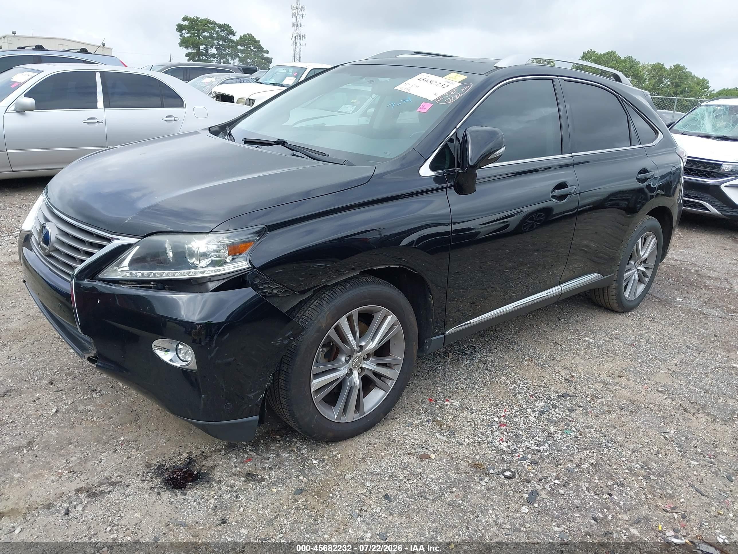 2015 Lexus Rx 350 Черный vin: 2T2ZK1BA7FC197319