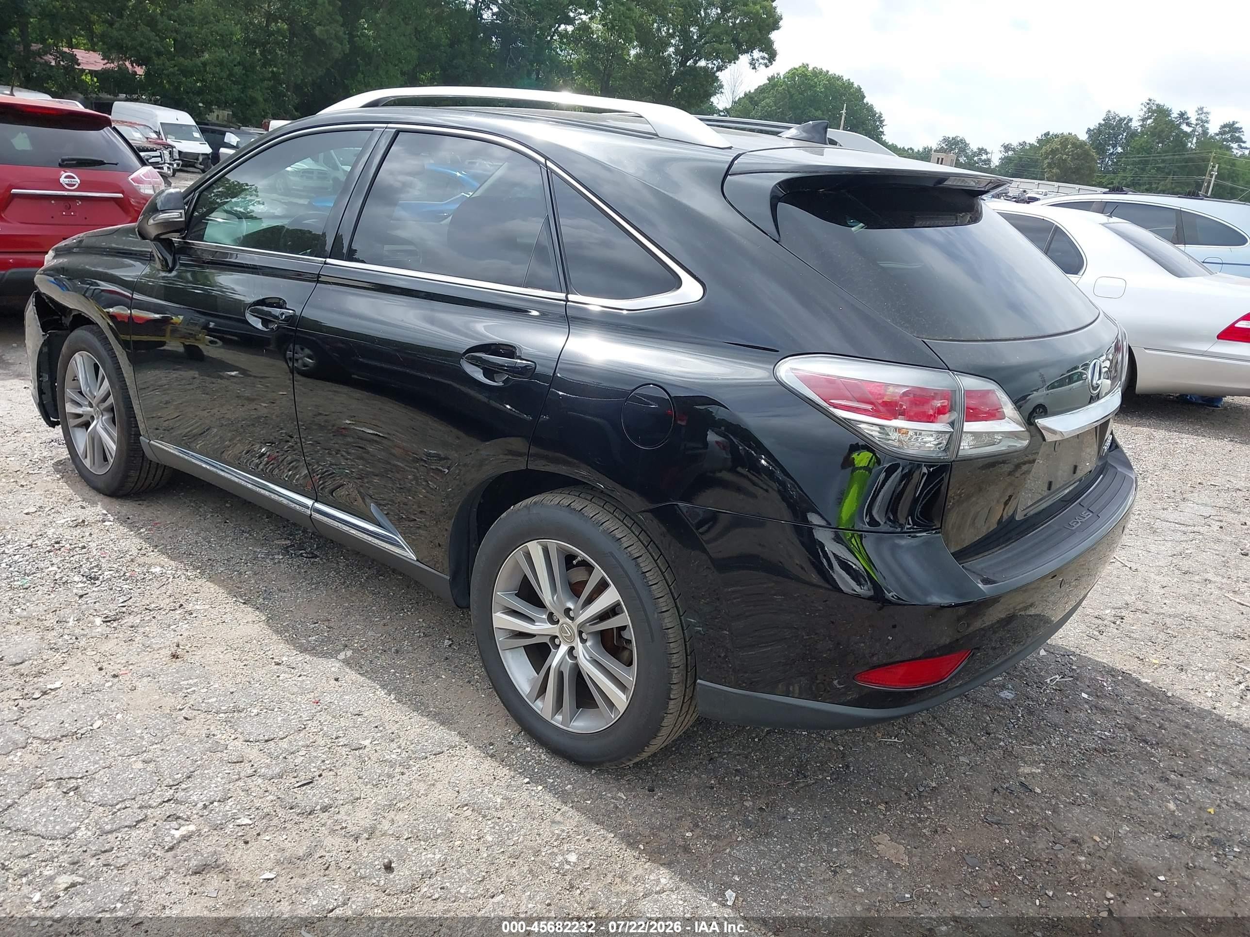2015 Lexus Rx 350 Черный vin: 2T2ZK1BA7FC197319