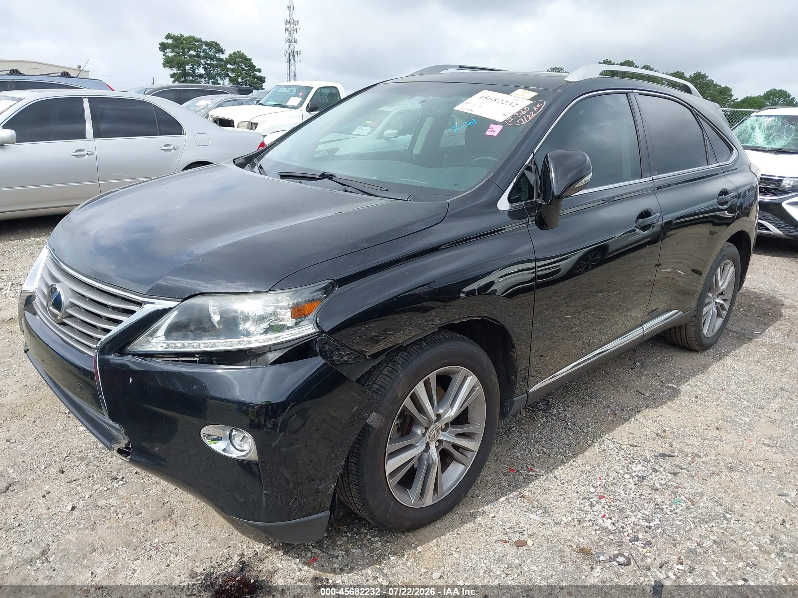 2015 Lexus Rx 350 Черный vin: 2T2ZK1BA7FC197319