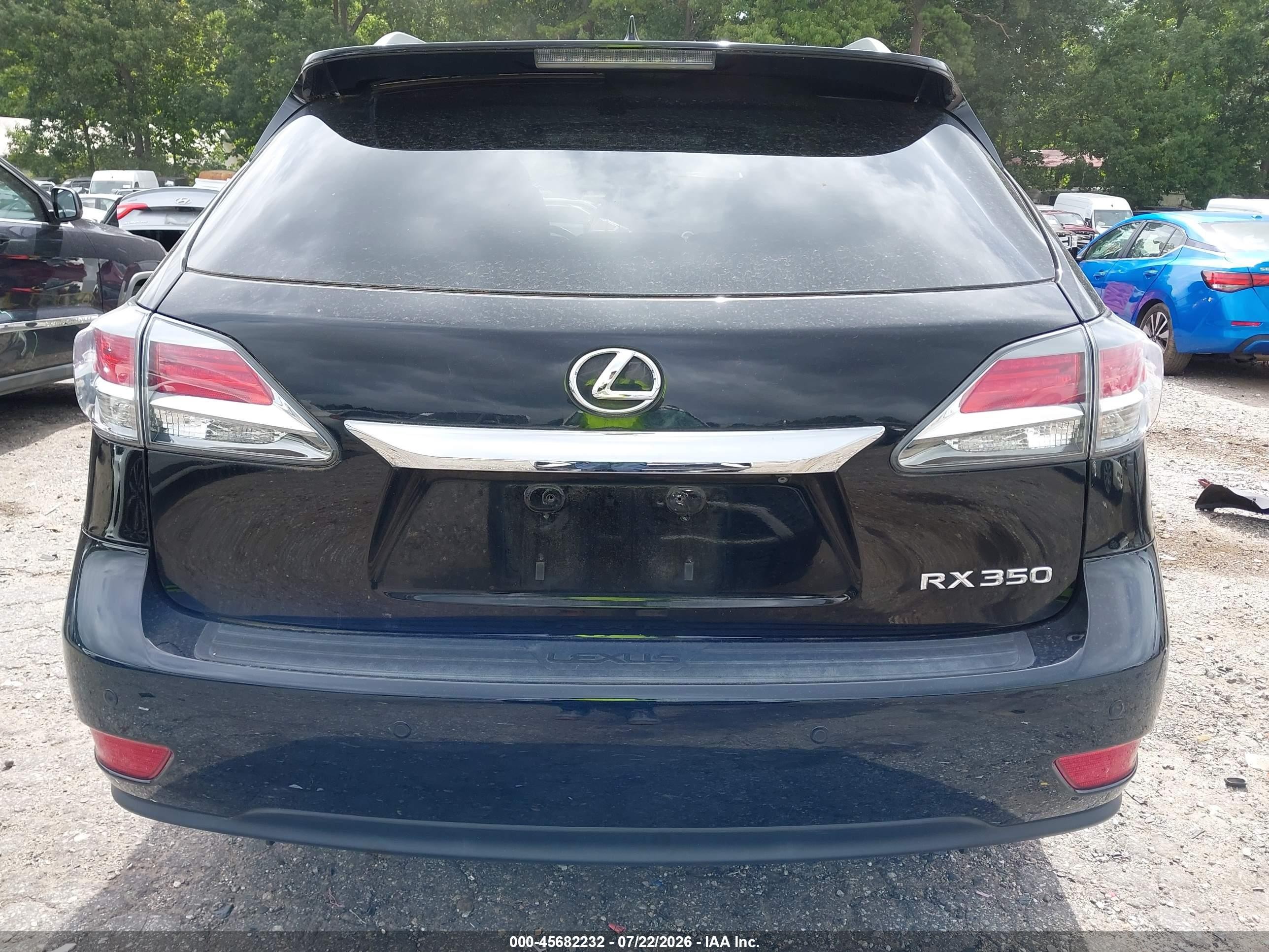 2015 Lexus Rx 350 Черный vin: 2T2ZK1BA7FC197319