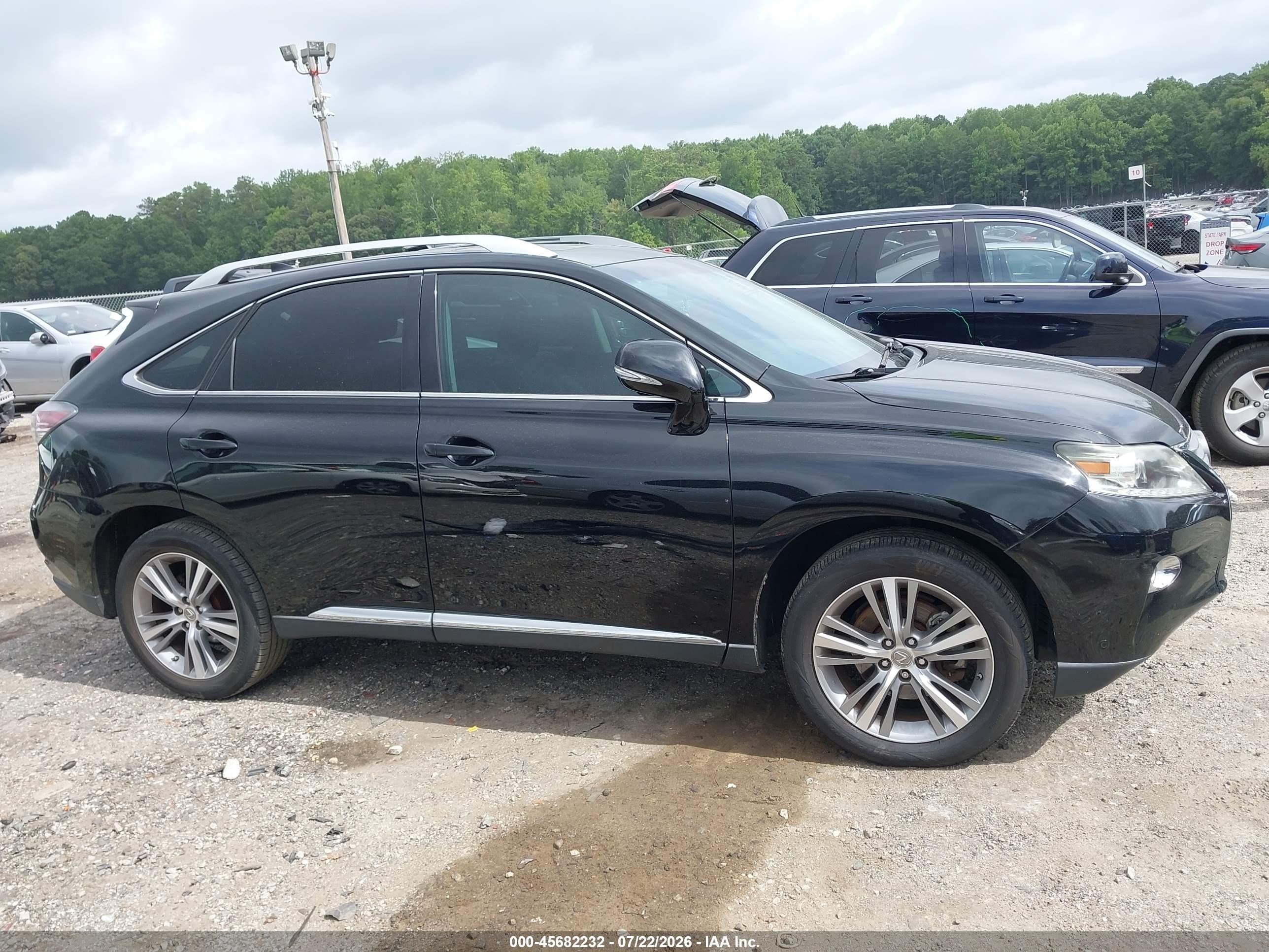 2015 Lexus Rx 350 Черный vin: 2T2ZK1BA7FC197319