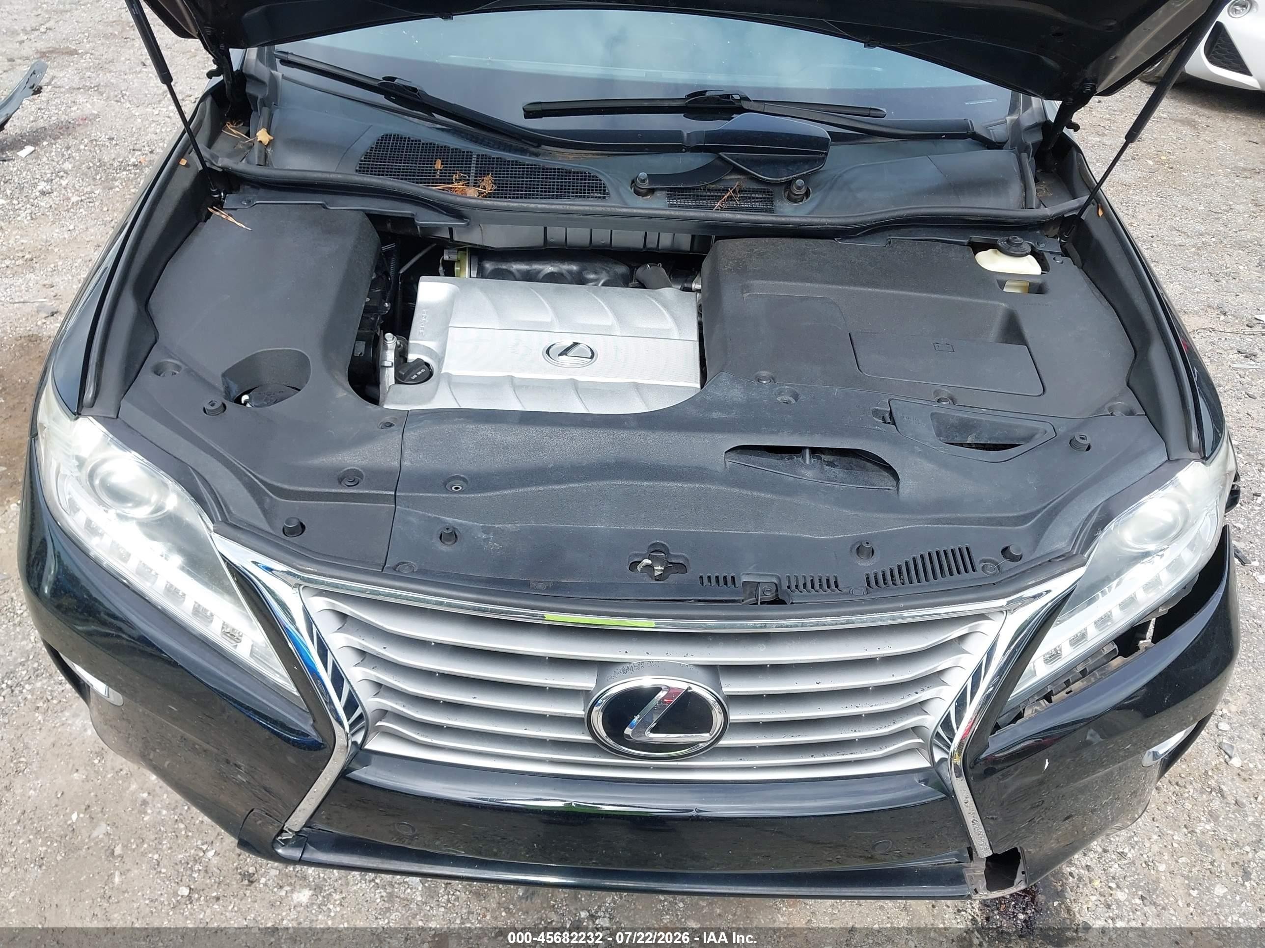 2015 Lexus Rx 350 Черный vin: 2T2ZK1BA7FC197319