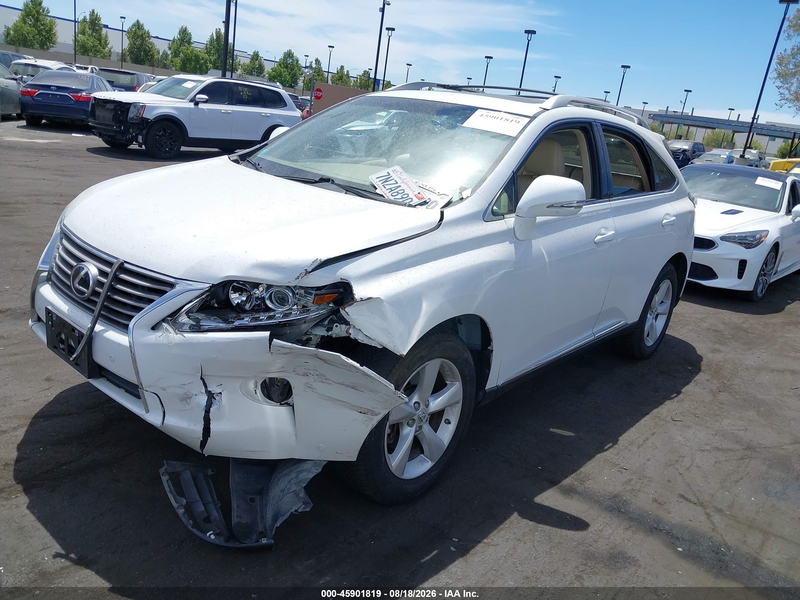 2015 Lexus Rx 350   White vin: 2T2ZK1BA7FC201353