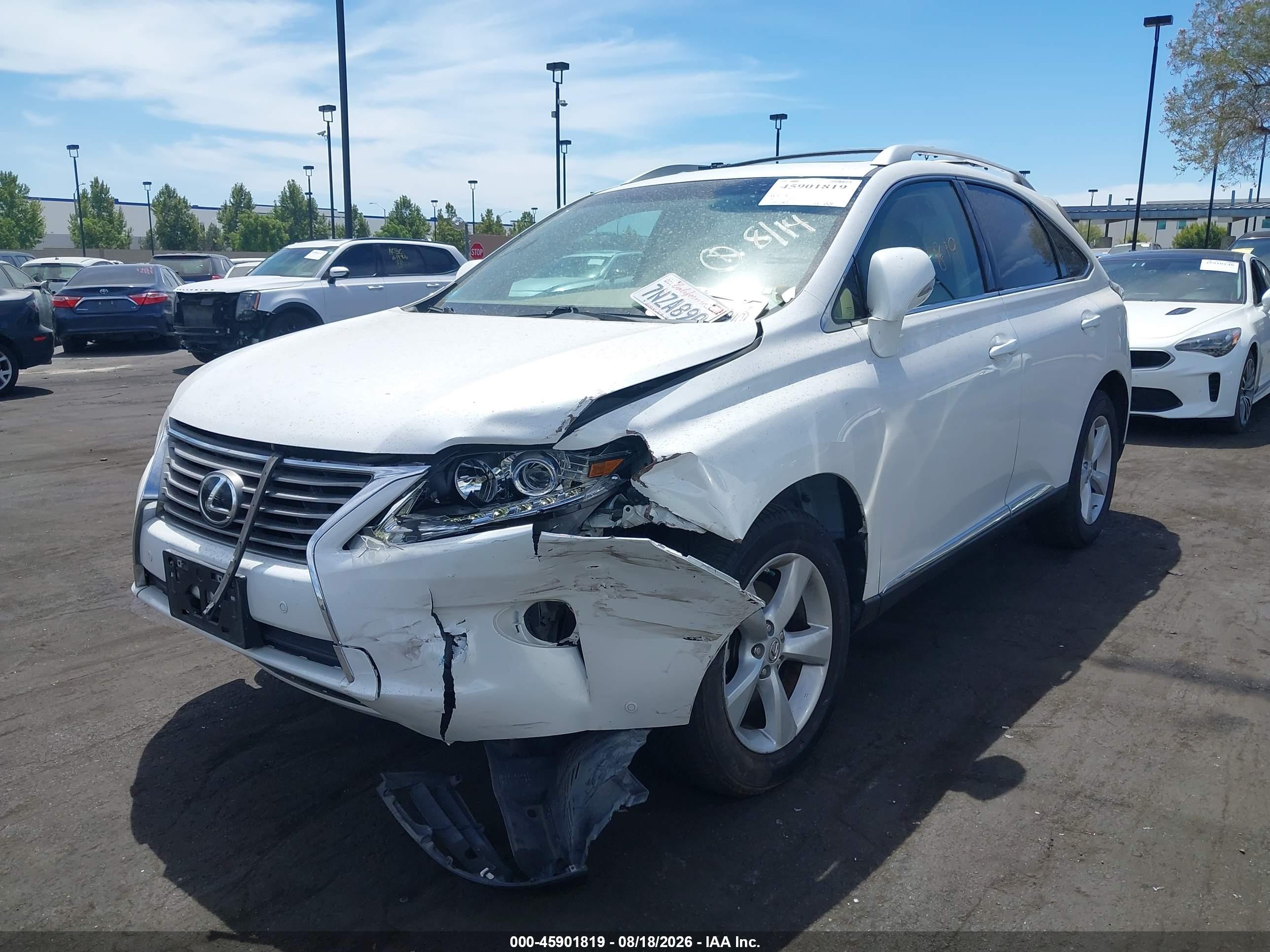 2015 Lexus Rx 350   White vin: 2T2ZK1BA7FC201353