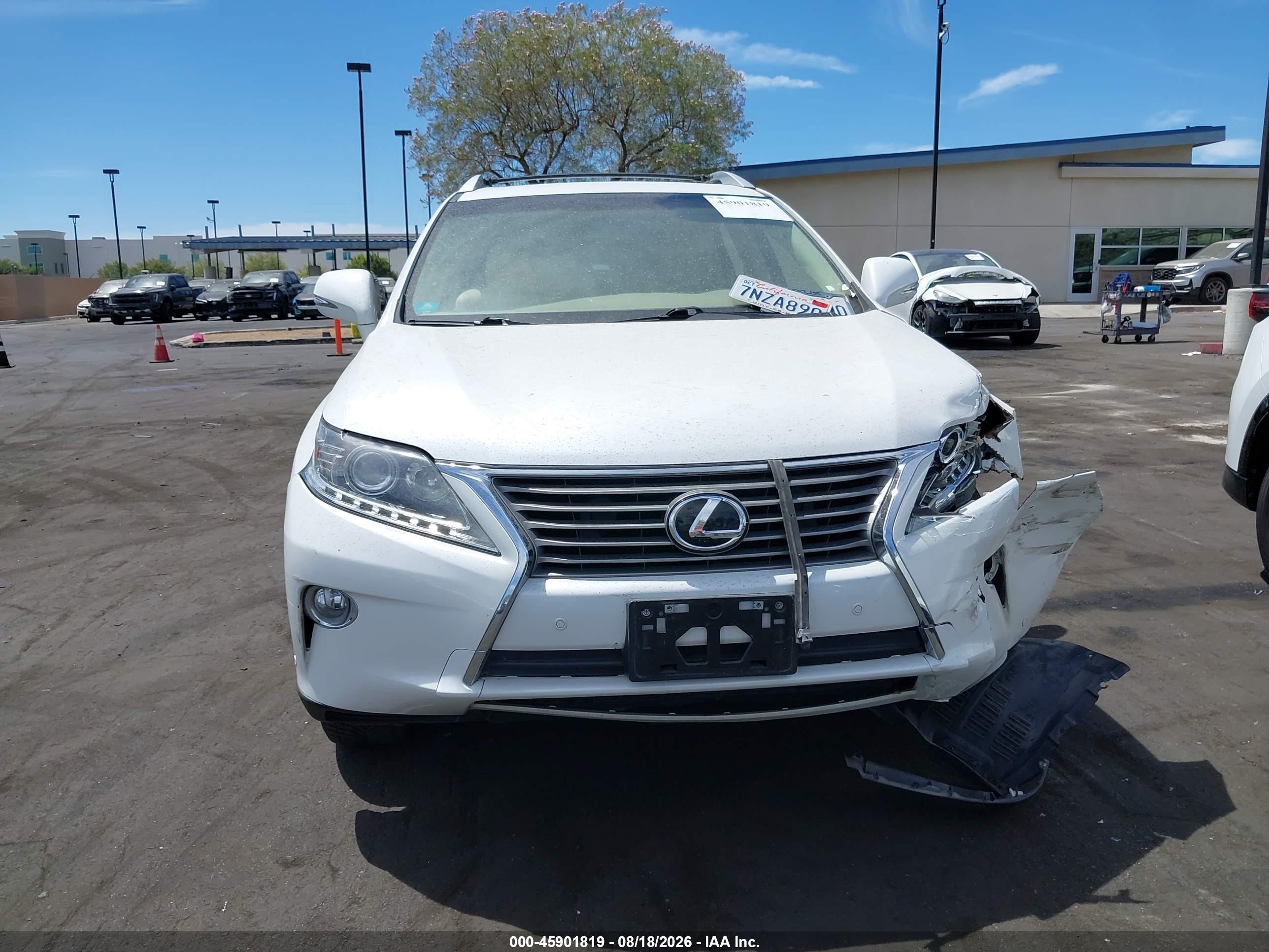 2015 Lexus Rx 350   White vin: 2T2ZK1BA7FC201353