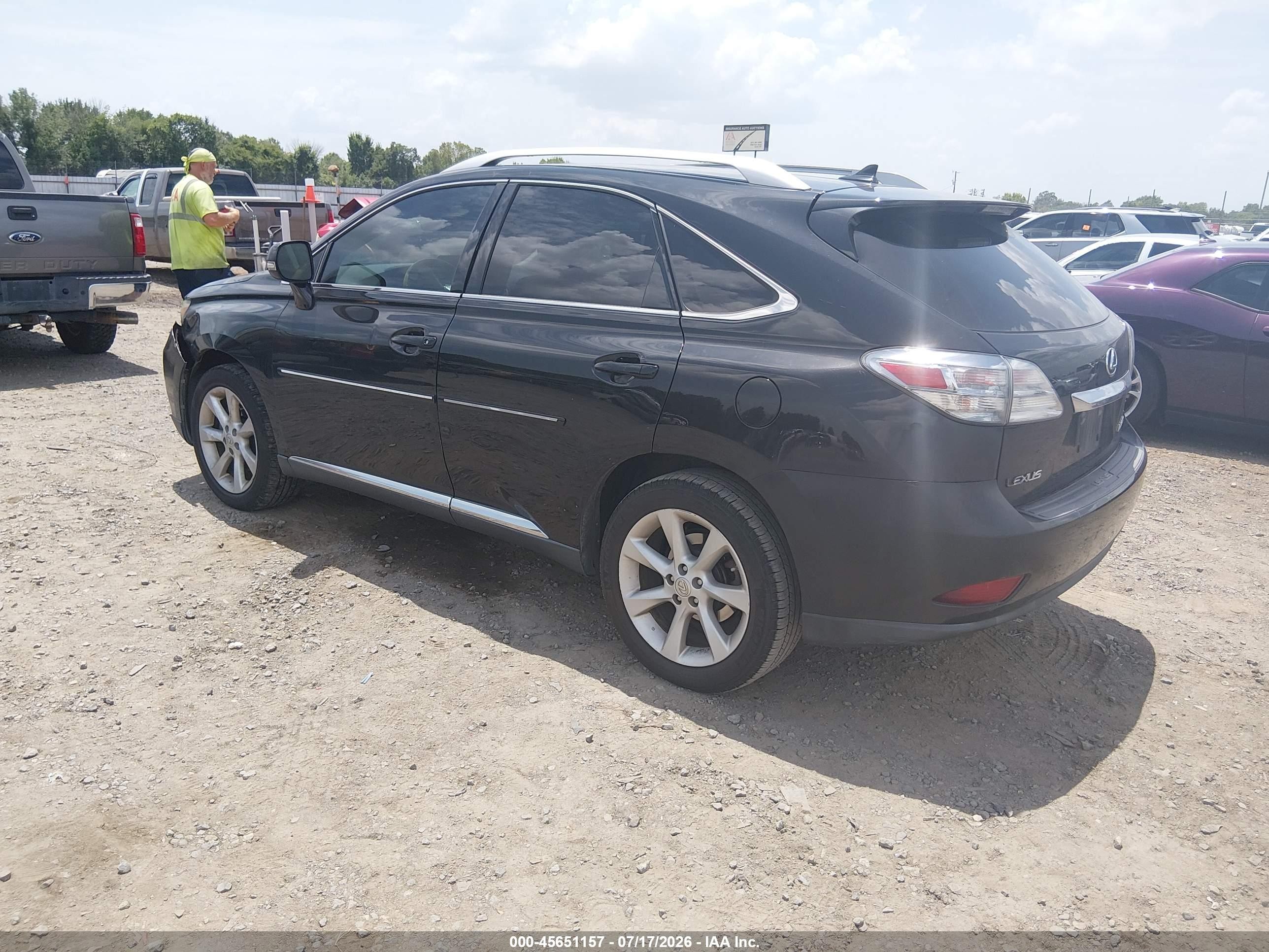 2010 Lexus Rx 350   Black vin: 2T2ZK1BA8AC003907