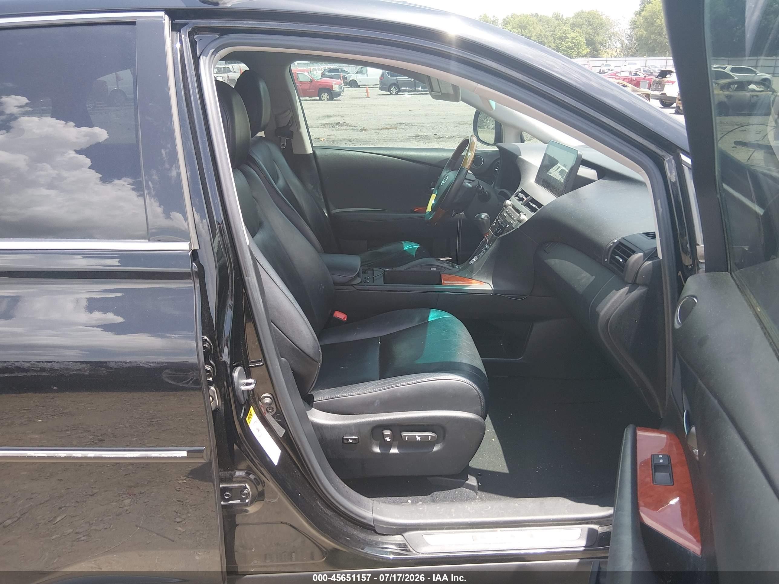 2010 Lexus Rx 350   Black vin: 2T2ZK1BA8AC003907