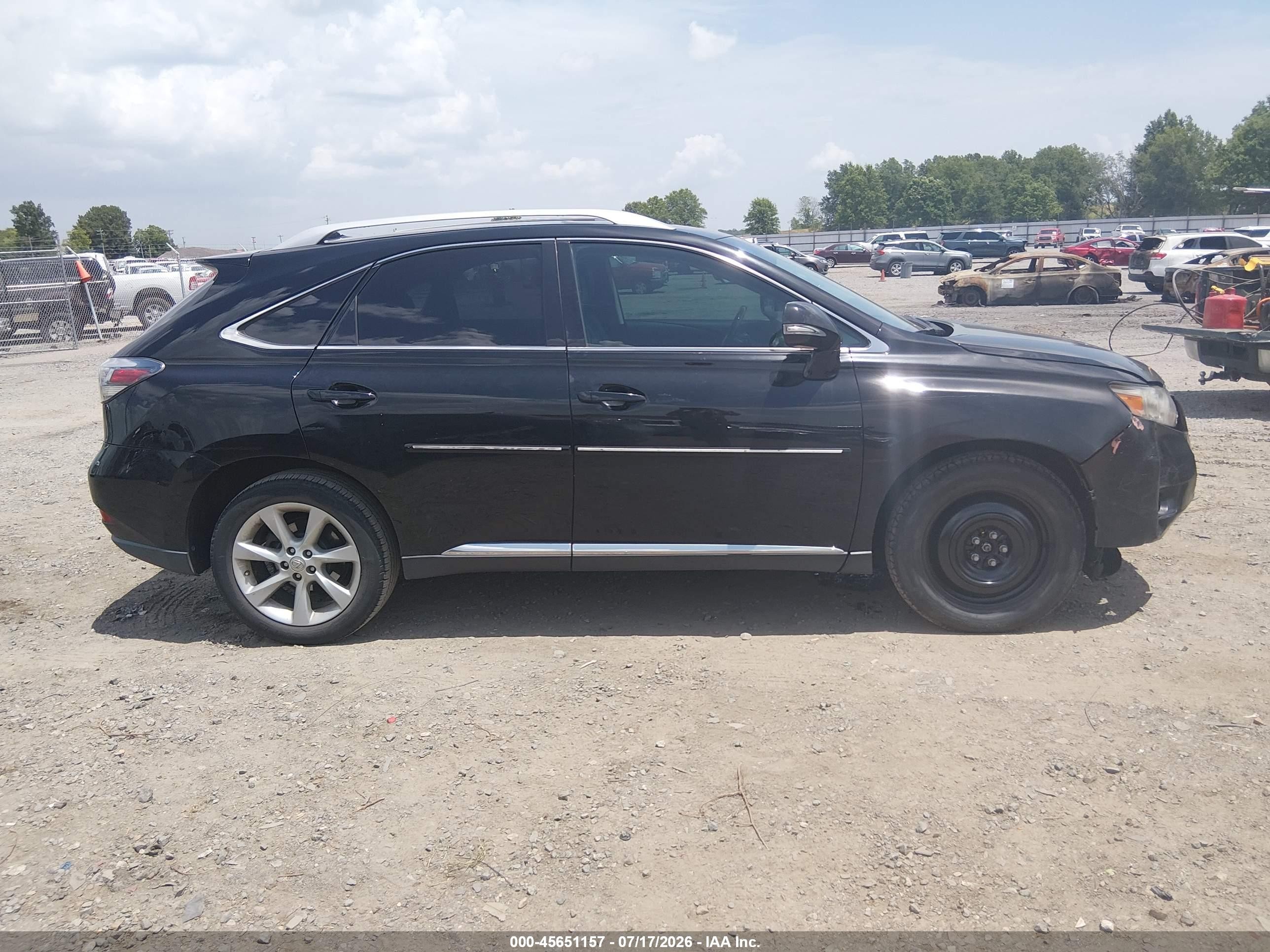 2010 Lexus Rx 350   Black vin: 2T2ZK1BA8AC003907