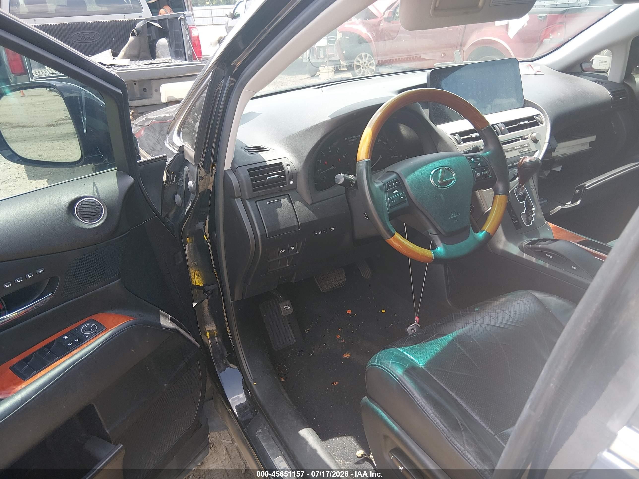 2010 Lexus Rx 350   Black vin: 2T2ZK1BA8AC003907