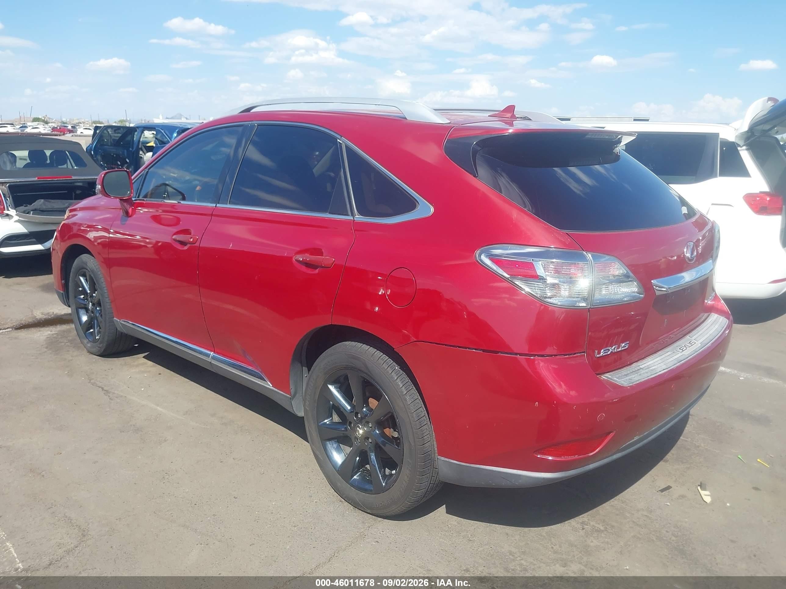 2010 Lexus Rx 350 Red vin: 2T2ZK1BA8AC011179