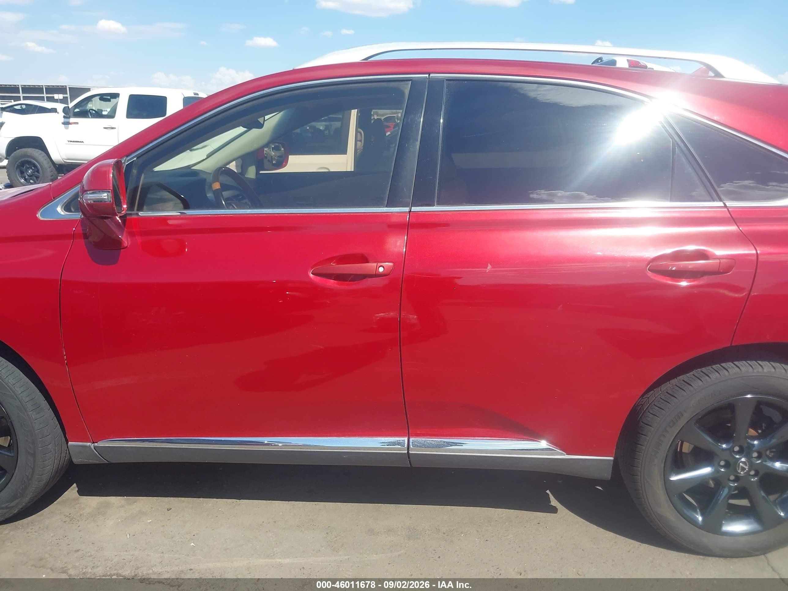2010 Lexus Rx 350 Red vin: 2T2ZK1BA8AC011179