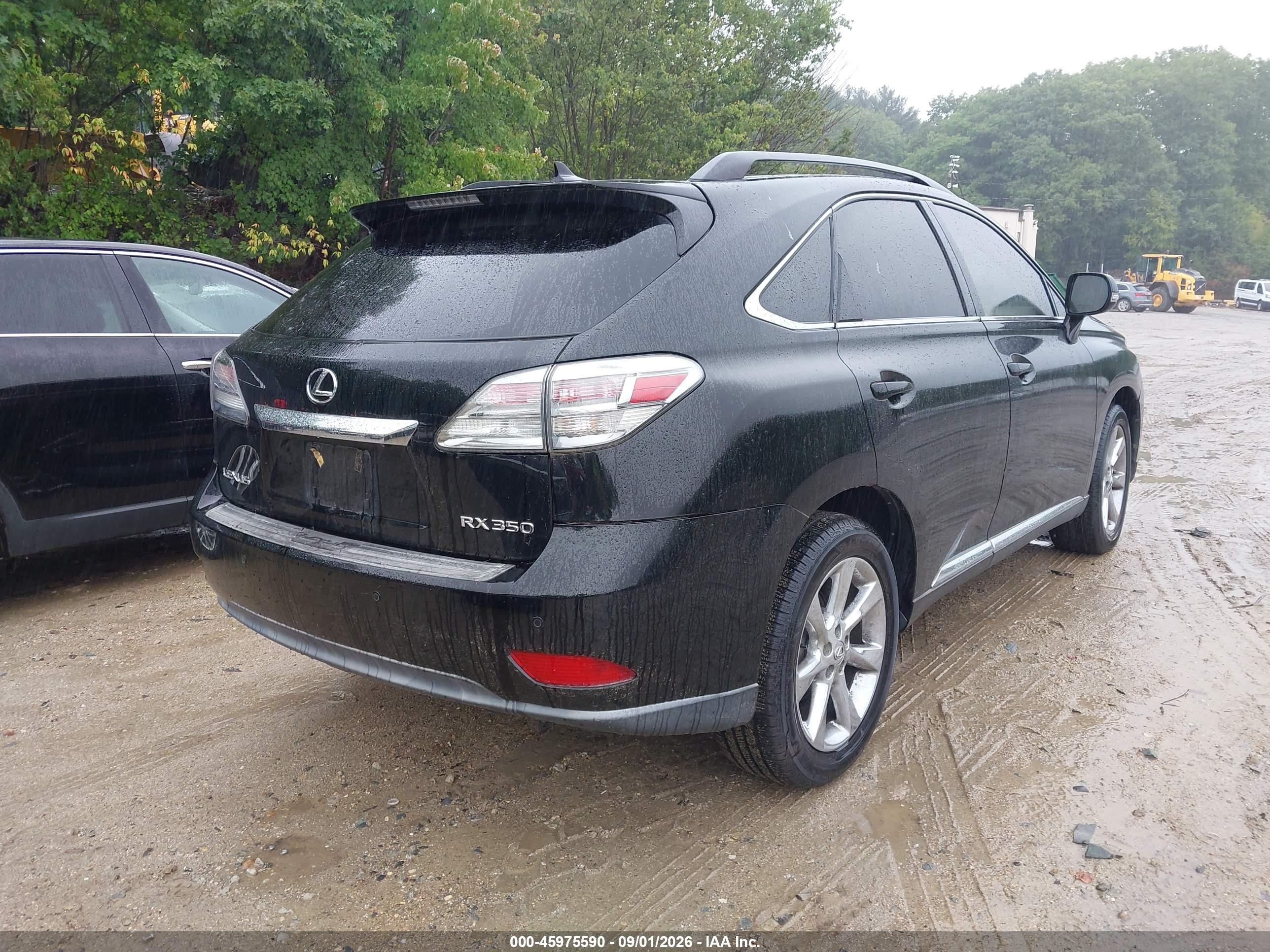 2010 Lexus Rx 350 Черный vin: 2T2ZK1BA8AC017547