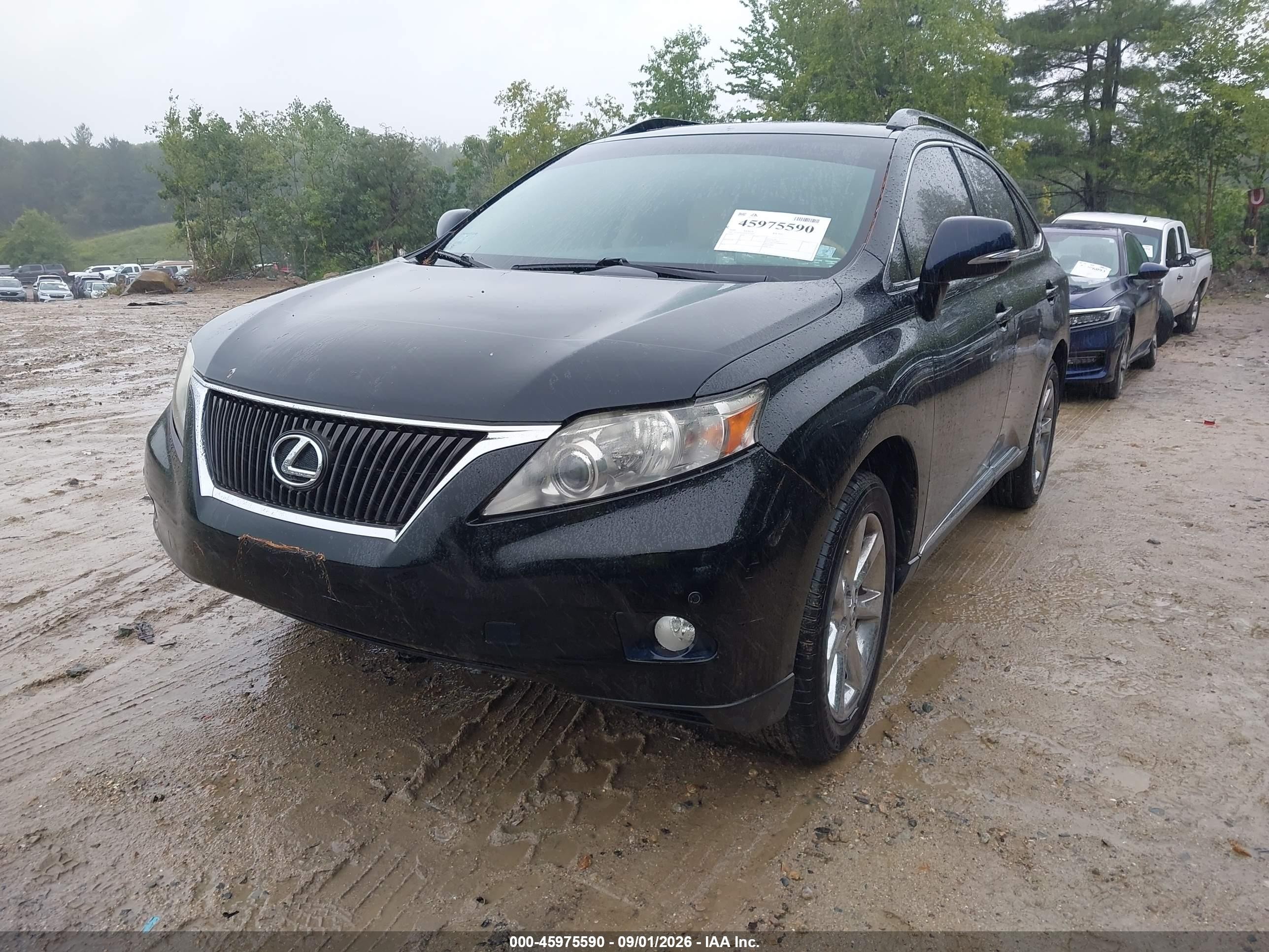 2010 Lexus Rx 350 Черный vin: 2T2ZK1BA8AC017547