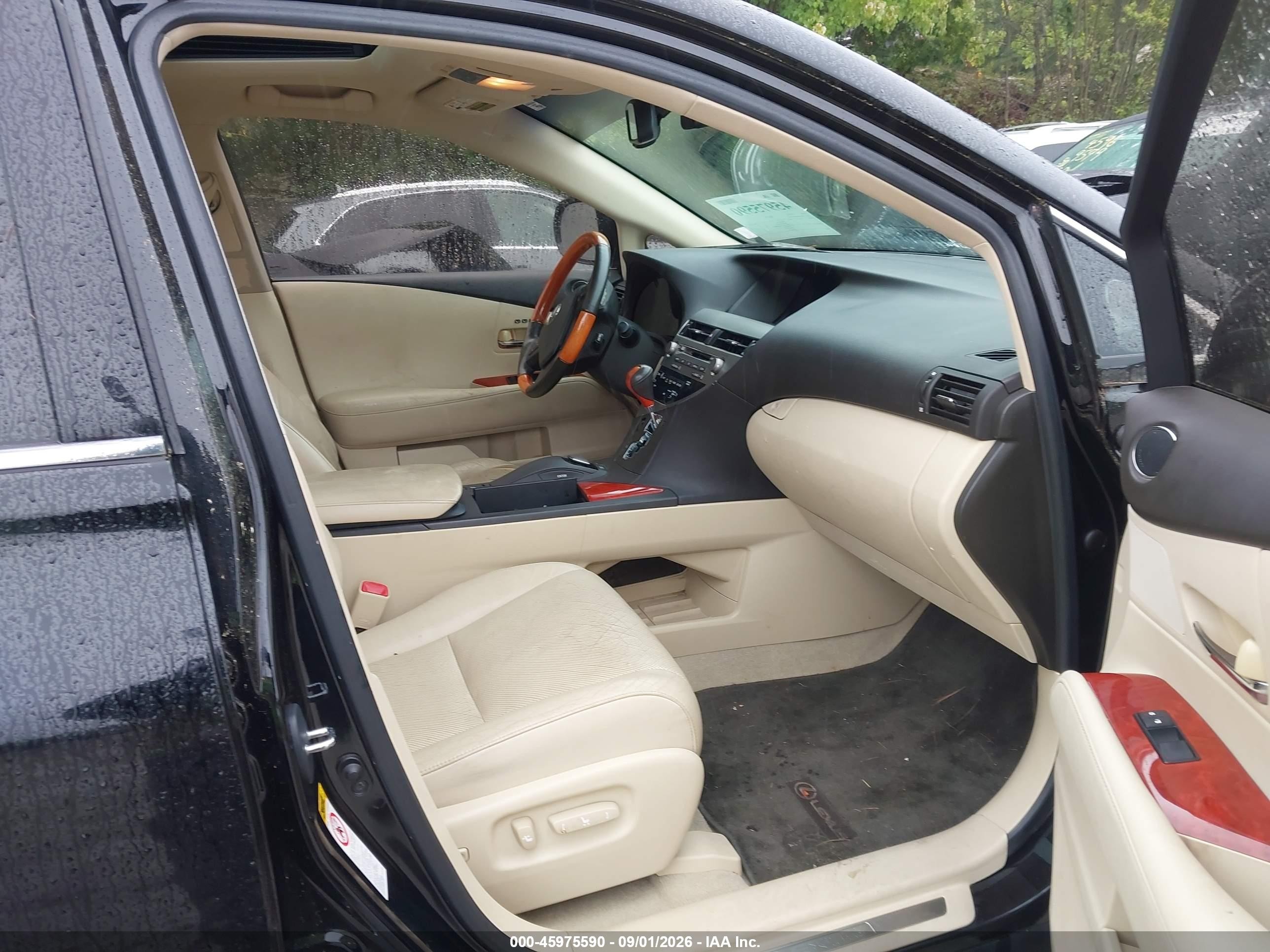 2010 Lexus Rx 350 Черный vin: 2T2ZK1BA8AC017547
