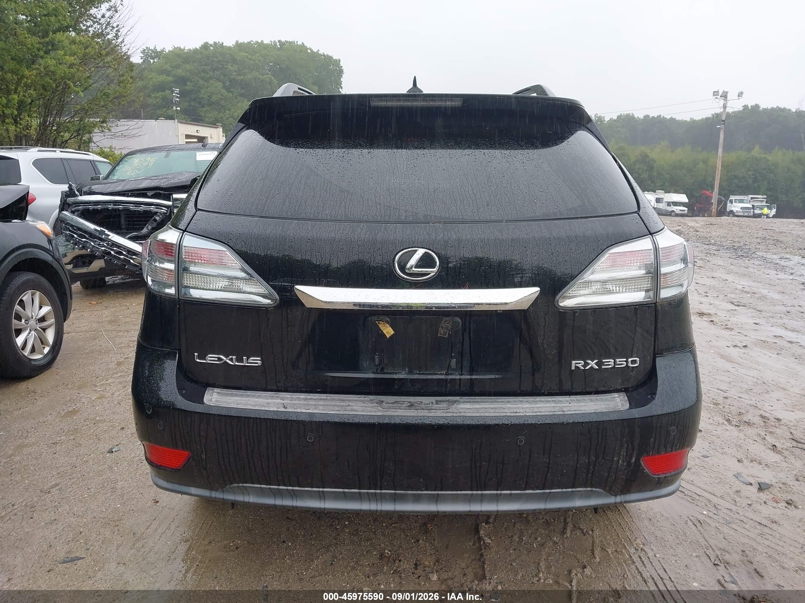 2010 Lexus Rx 350 Черный vin: 2T2ZK1BA8AC017547