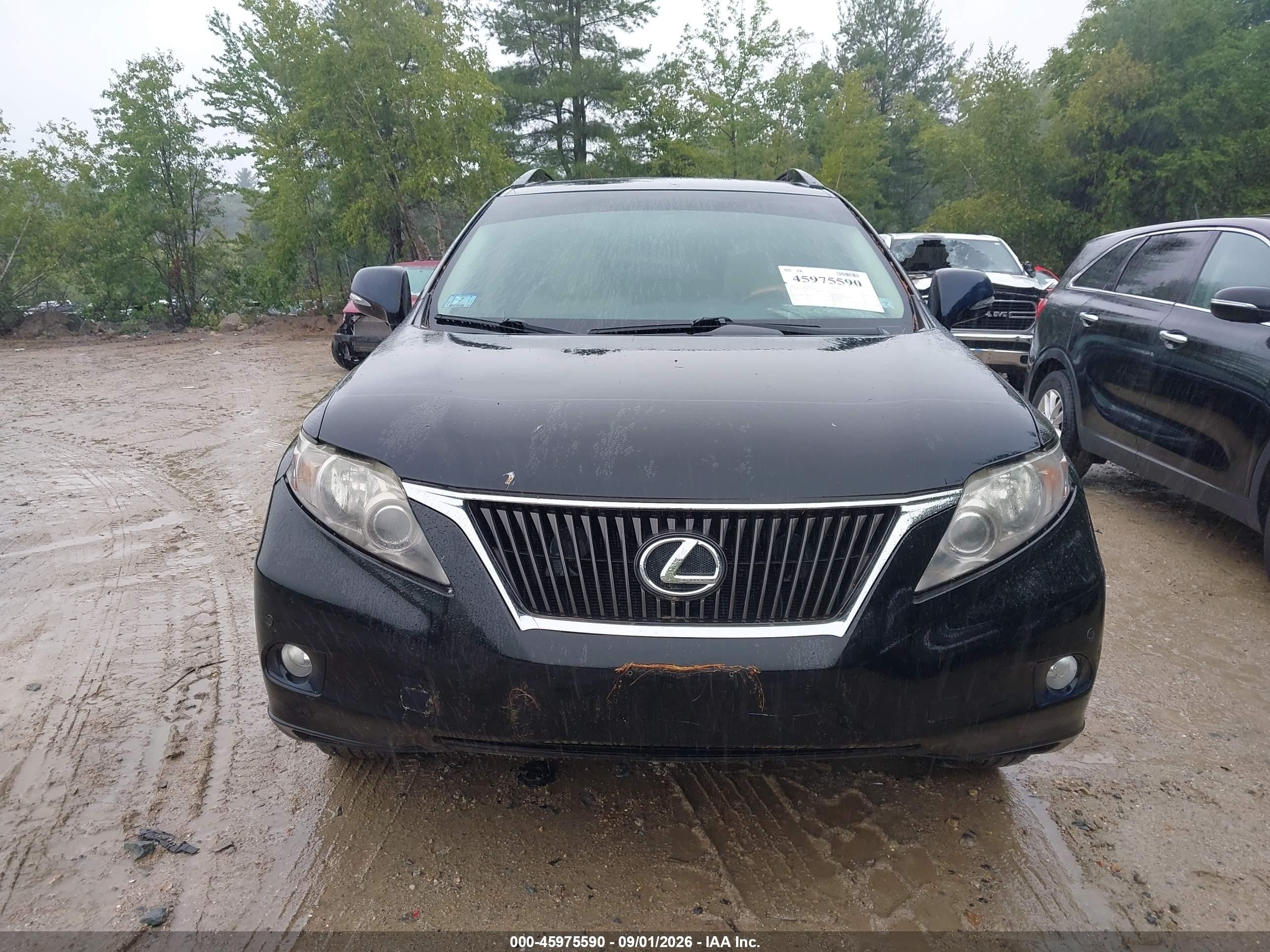 2010 Lexus Rx 350 Черный vin: 2T2ZK1BA8AC017547