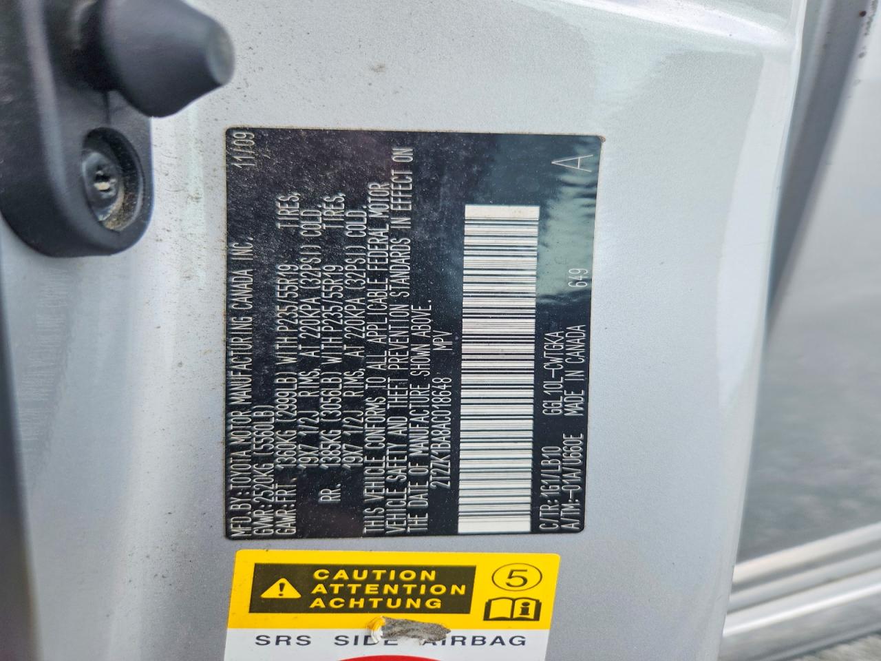 2010 Lexus Rx 350 Silver vin: 2T2ZK1BA8AC018648