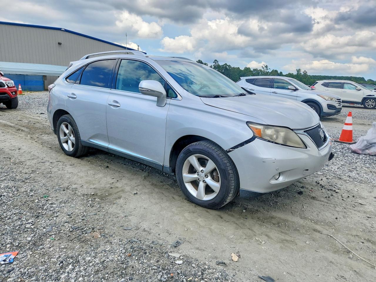 2010 Lexus Rx 350 Silver vin: 2T2ZK1BA8AC018648