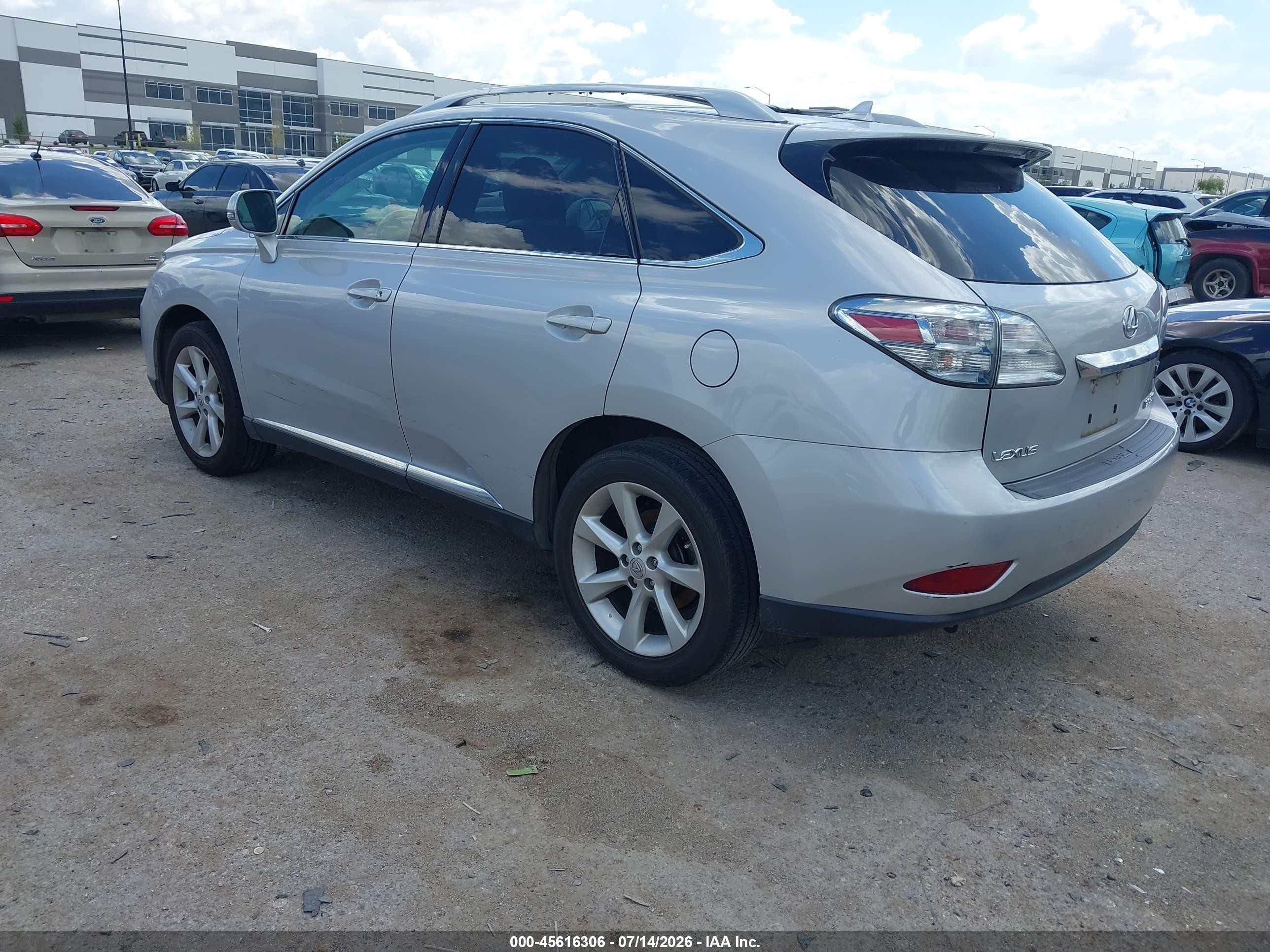 2010 Lexus Rx 350 Silver vin: 2T2ZK1BA8AC025101