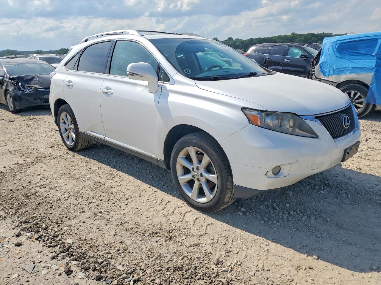 2010 Lexus Rx 350 White vin: 2T2ZK1BA8AC026913