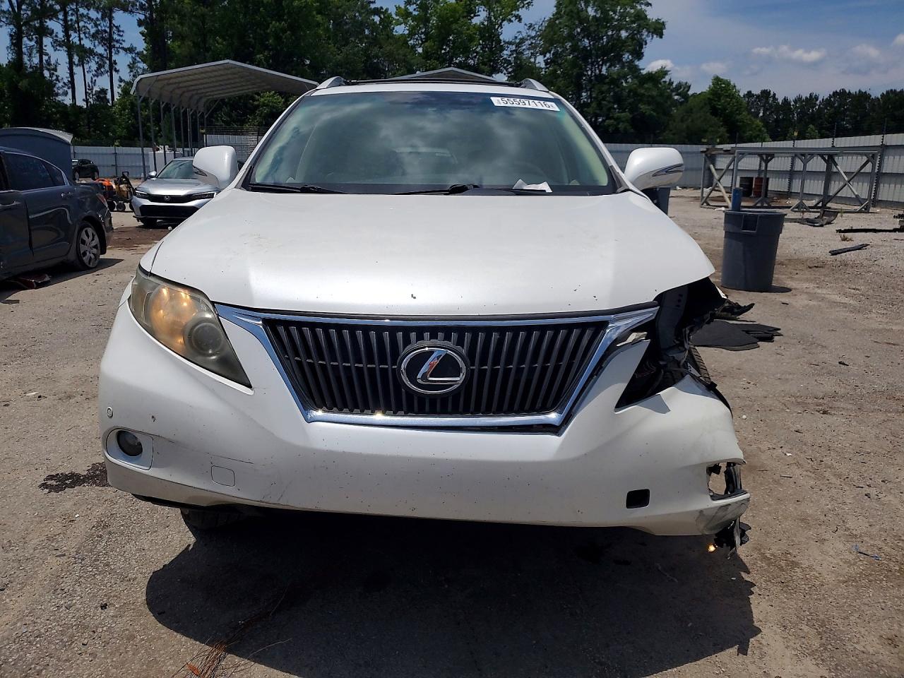 2010 Lexus Rx 350 White vin: 2T2ZK1BA8AC029312