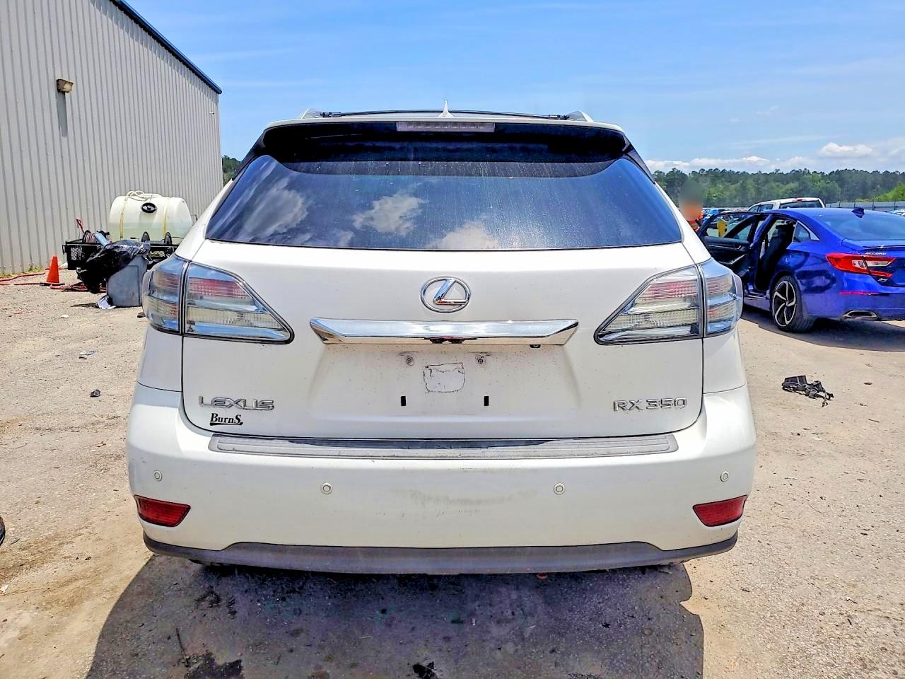 2010 Lexus Rx 350 White vin: 2T2ZK1BA8AC029312