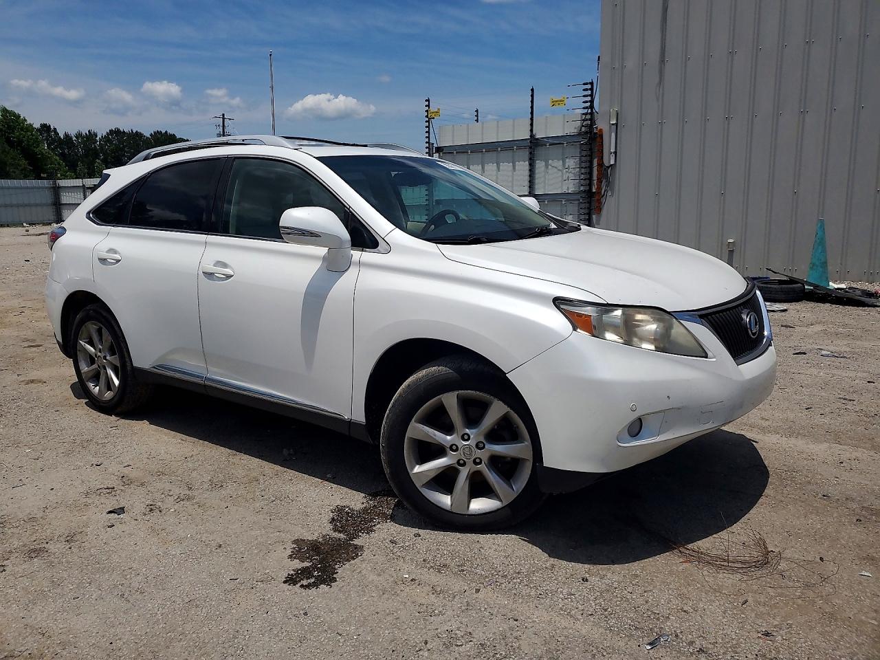 2010 Lexus Rx 350 White vin: 2T2ZK1BA8AC029312
