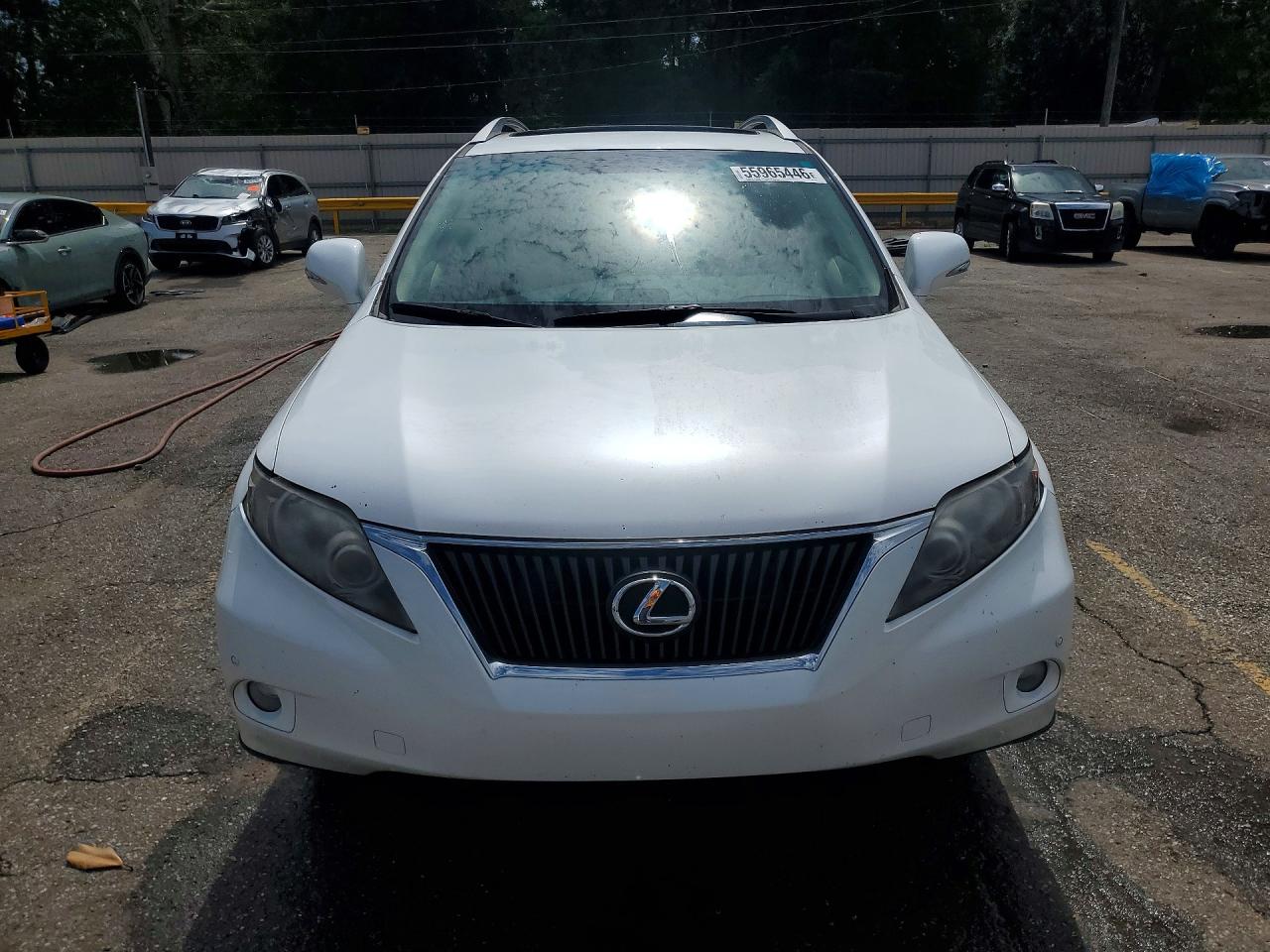 2010 Lexus Rx 350 White vin: 2T2ZK1BA8AC033036