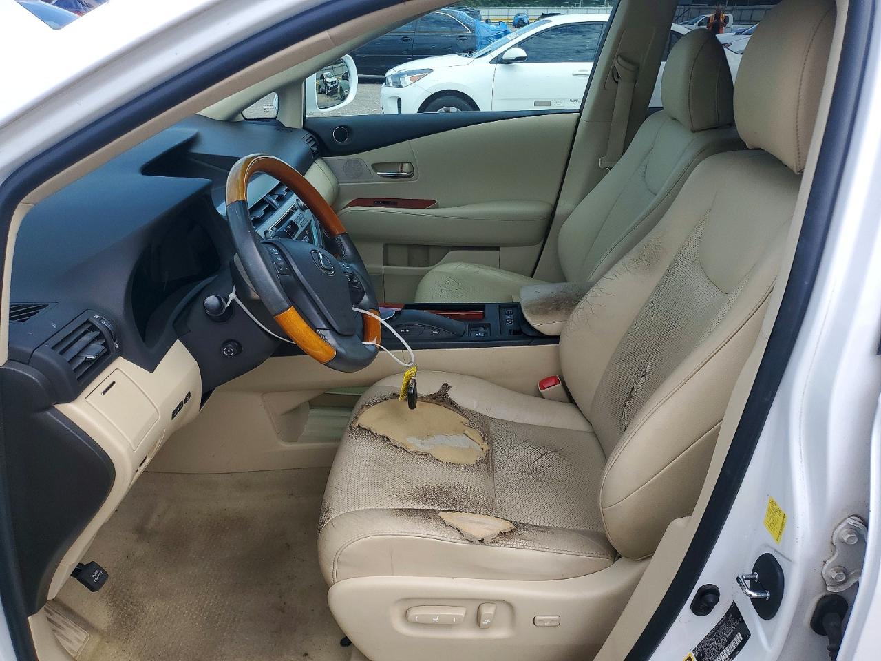 2010 Lexus Rx 350 White vin: 2T2ZK1BA8AC033036