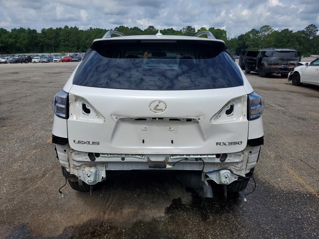 2010 Lexus Rx 350 White vin: 2T2ZK1BA8AC033036