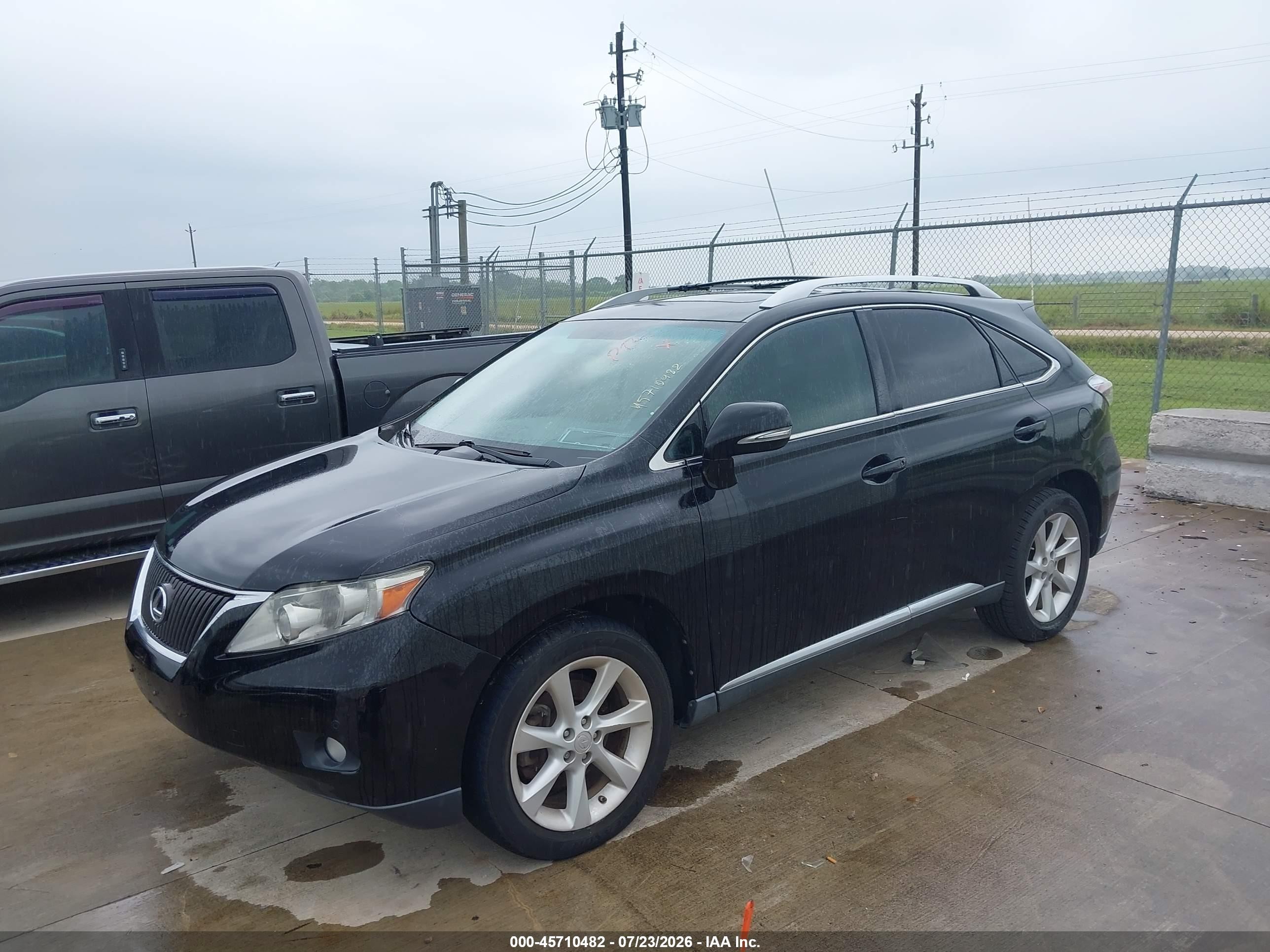 2010 Lexus Rx 350   Black vin: 2T2ZK1BA8AC037894