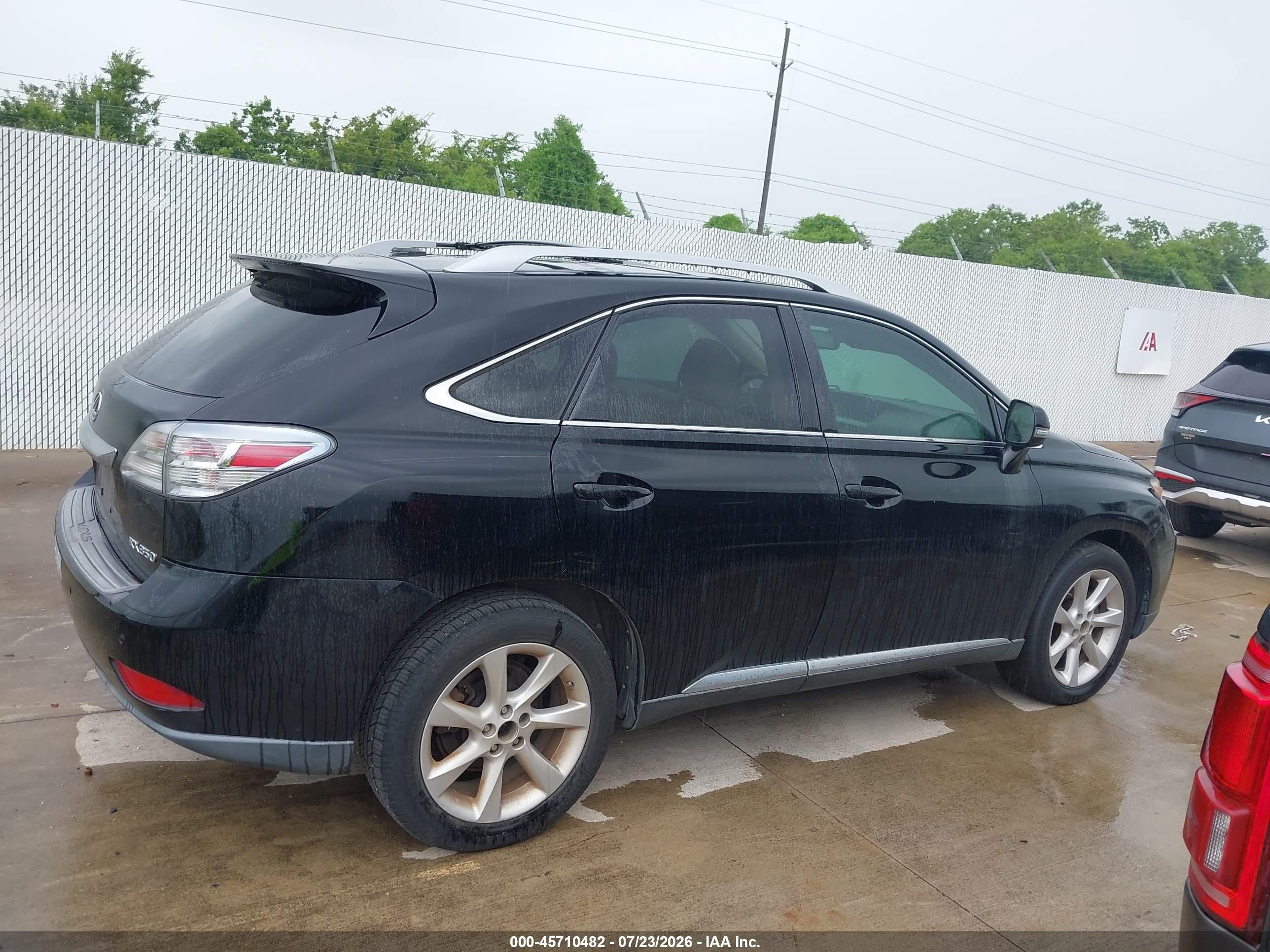 2010 Lexus Rx 350   Black vin: 2T2ZK1BA8AC037894