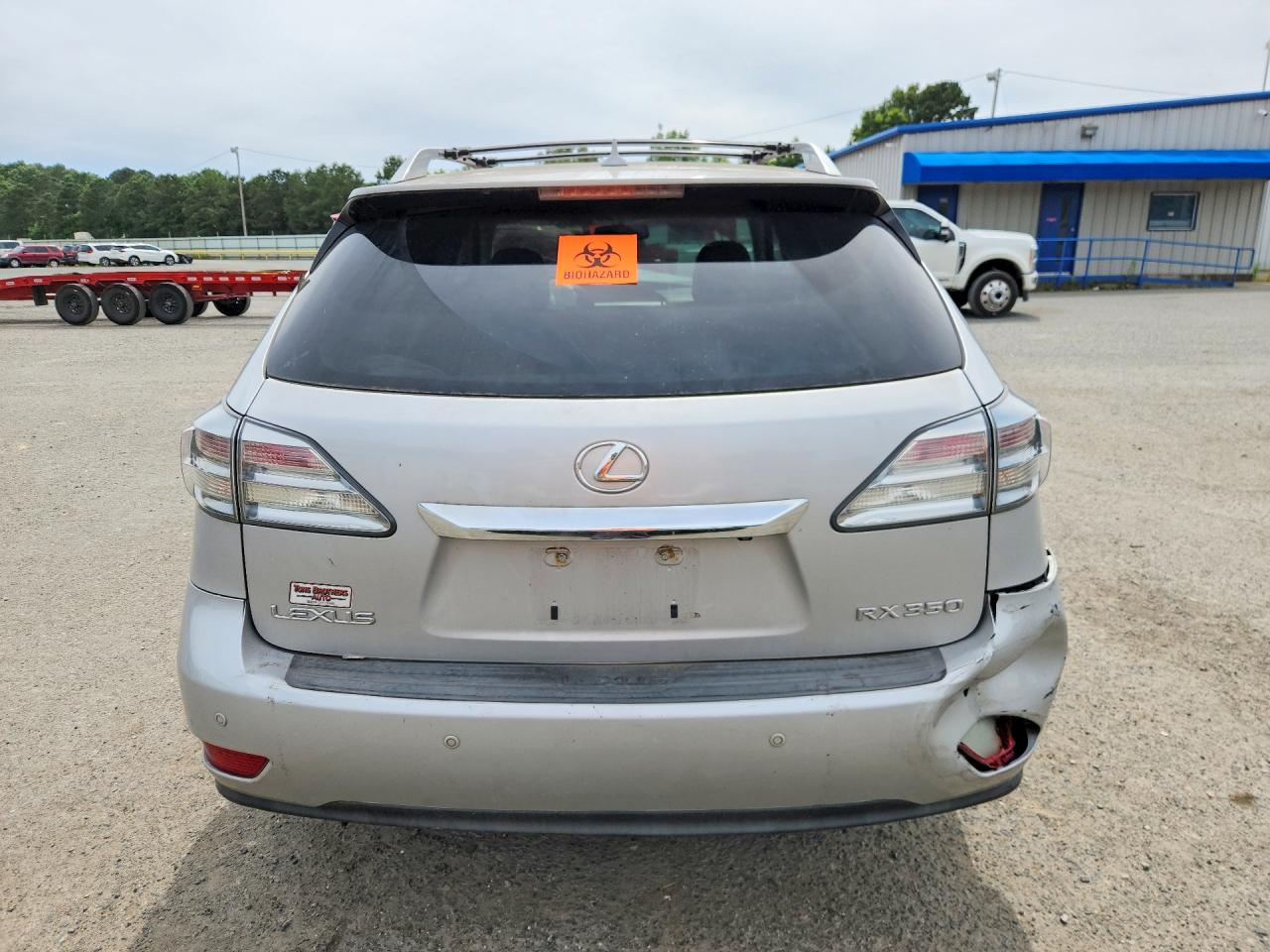 2010 Lexus Rx 350 Silver vin: 2T2ZK1BA8AC039936