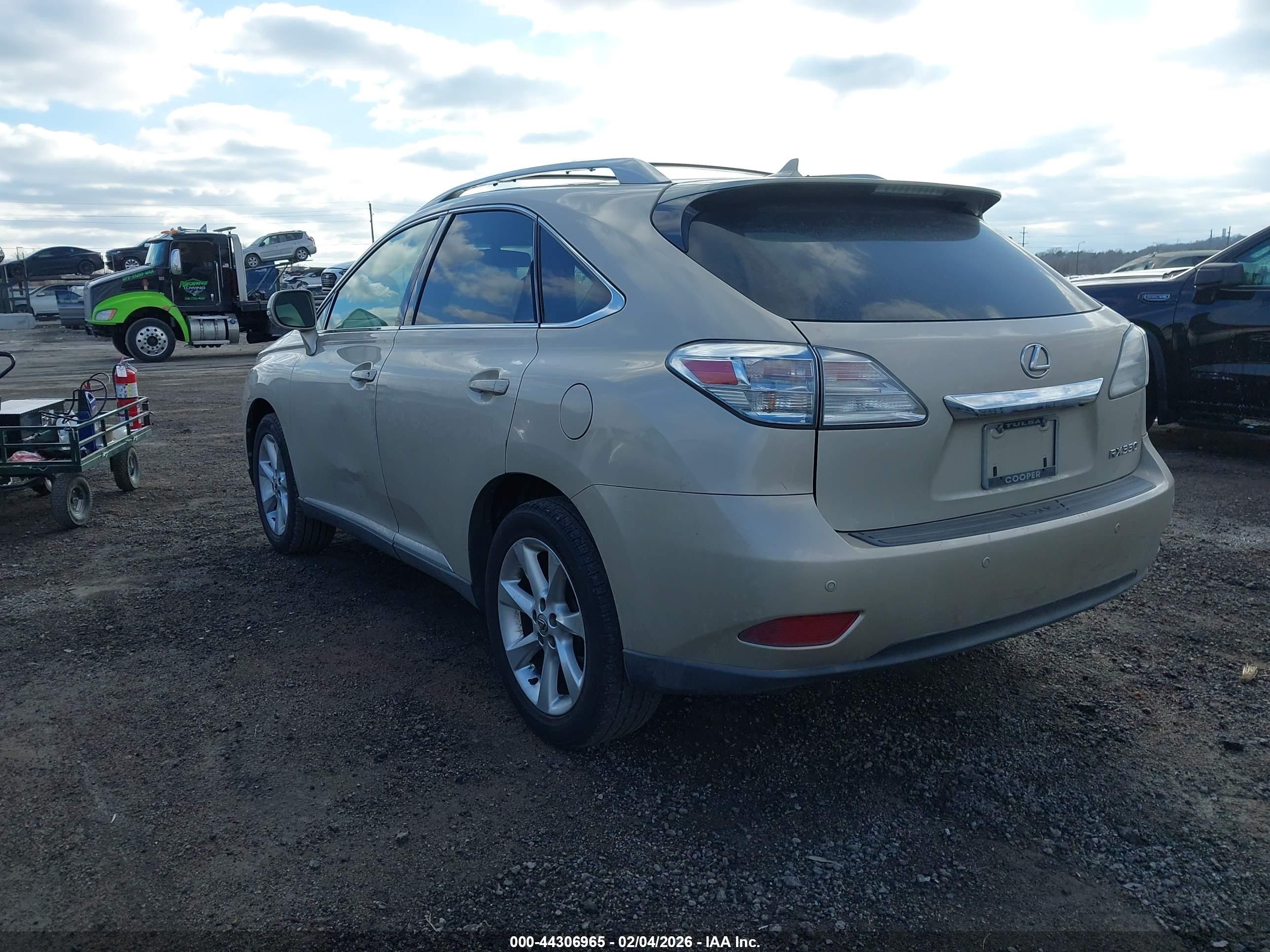 2011 Lexus Rx 350   Gold vin: 2T2ZK1BA8BC042708