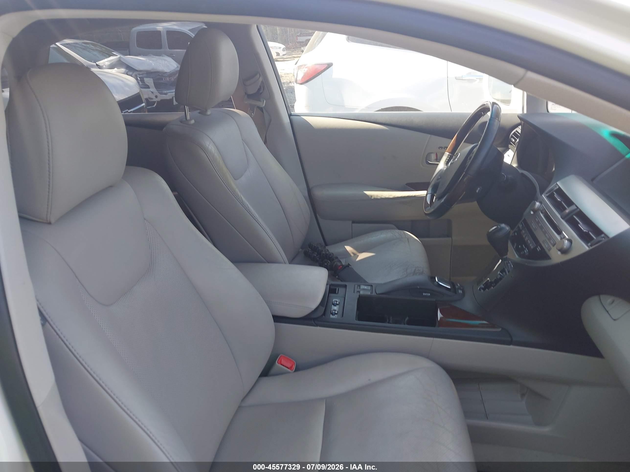 2011 Lexus Rx 350   White vin: 2T2ZK1BA8BC058049