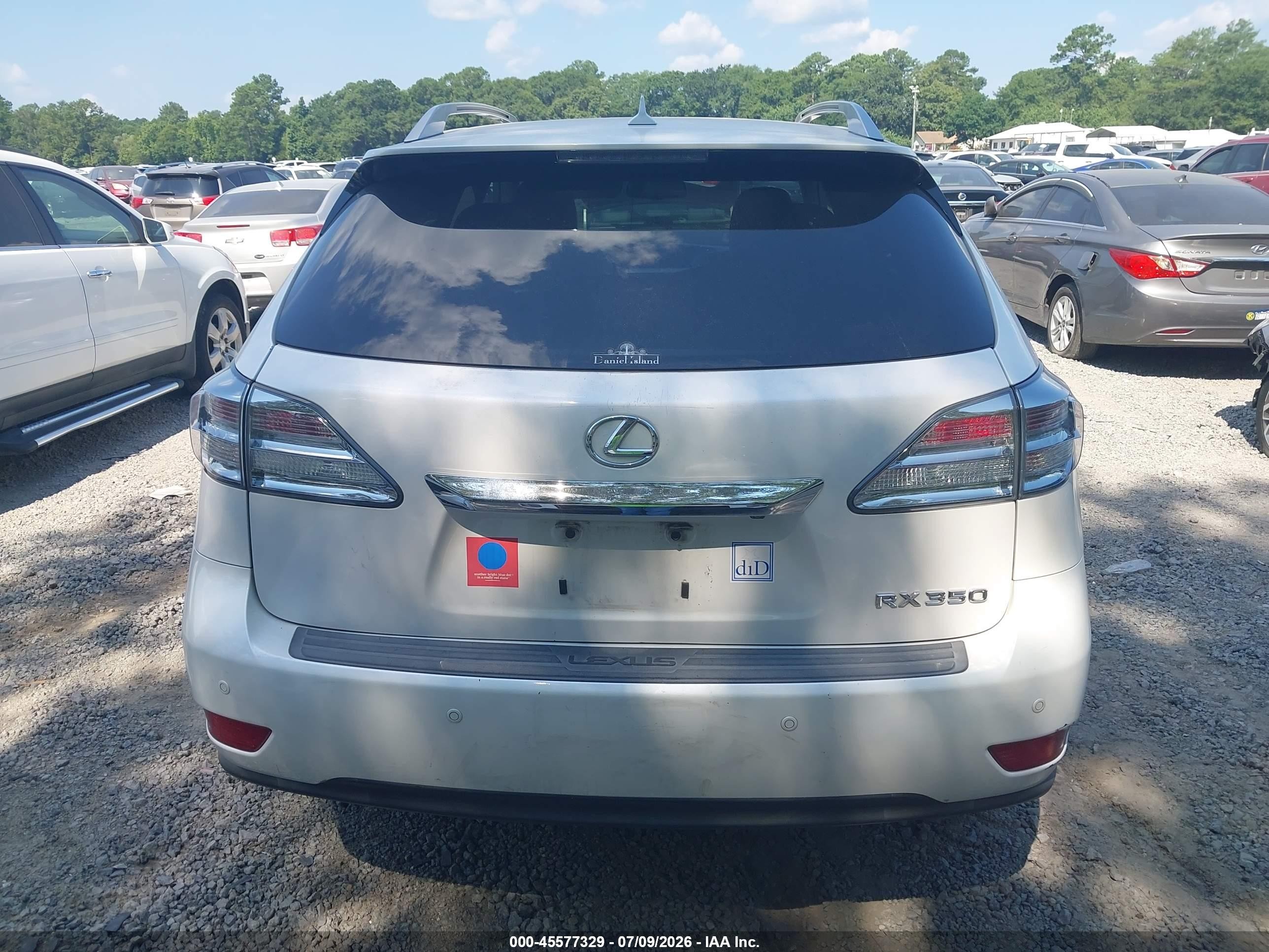 2011 Lexus Rx 350   White vin: 2T2ZK1BA8BC058049