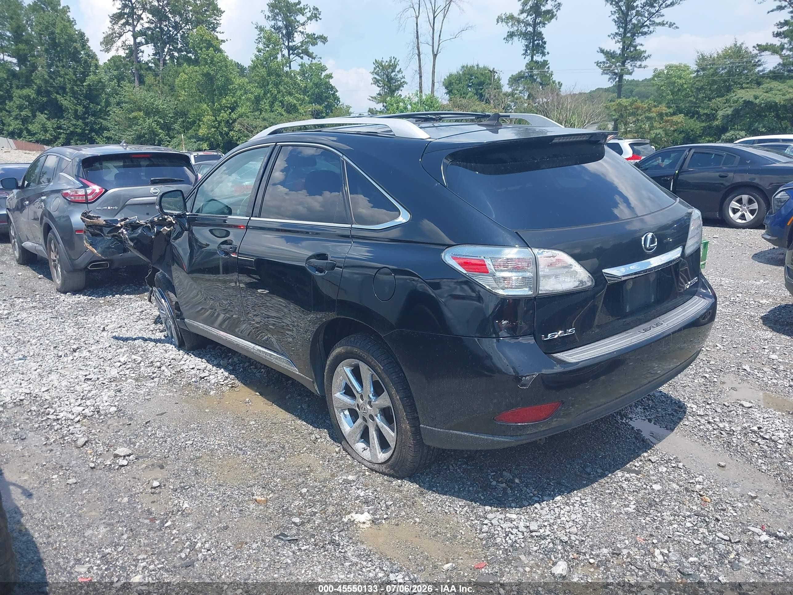 2011 Lexus Rx 350   Black vin: 2T2ZK1BA8BC063316