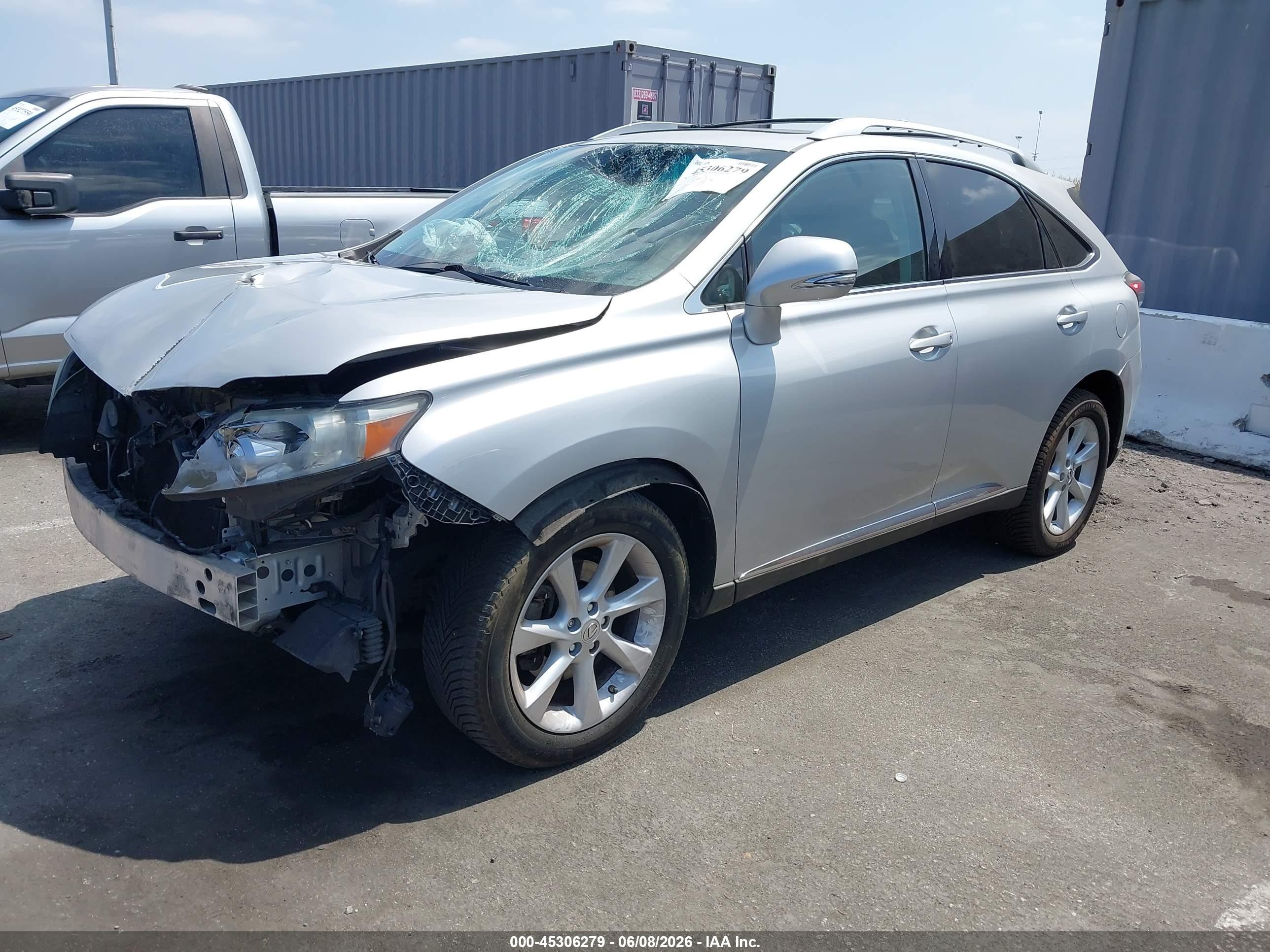 2012 Lexus Rx 350   Silver vin: 2T2ZK1BA8CC066797