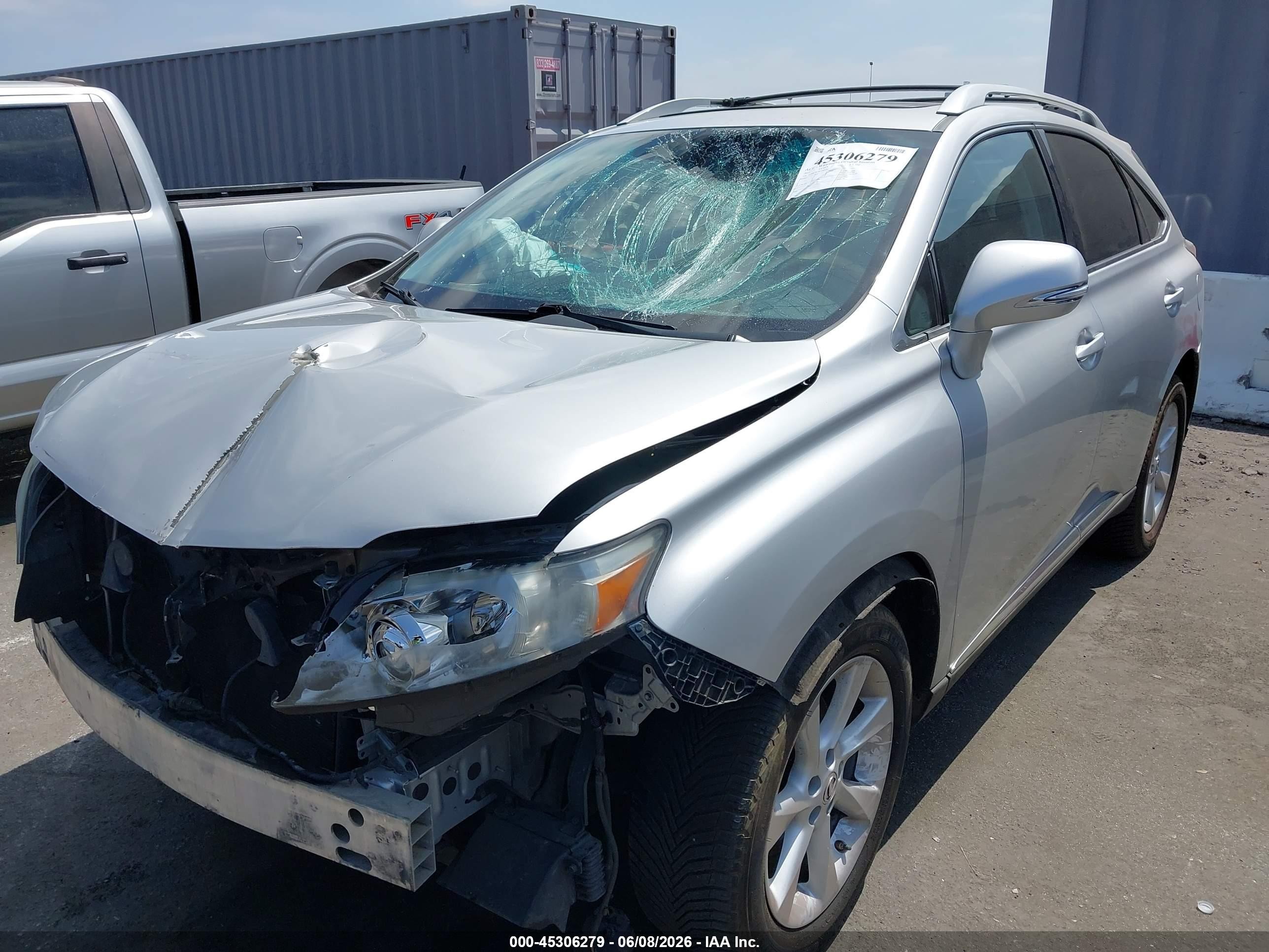 2012 Lexus Rx 350   Silver vin: 2T2ZK1BA8CC066797
