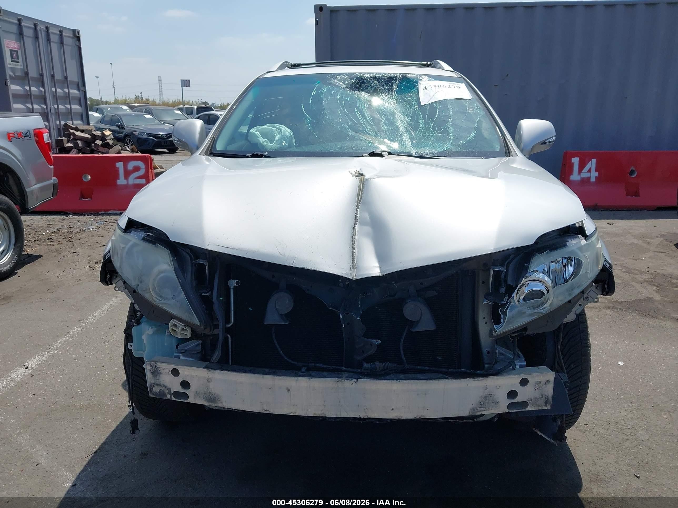 2012 Lexus Rx 350   Silver vin: 2T2ZK1BA8CC066797