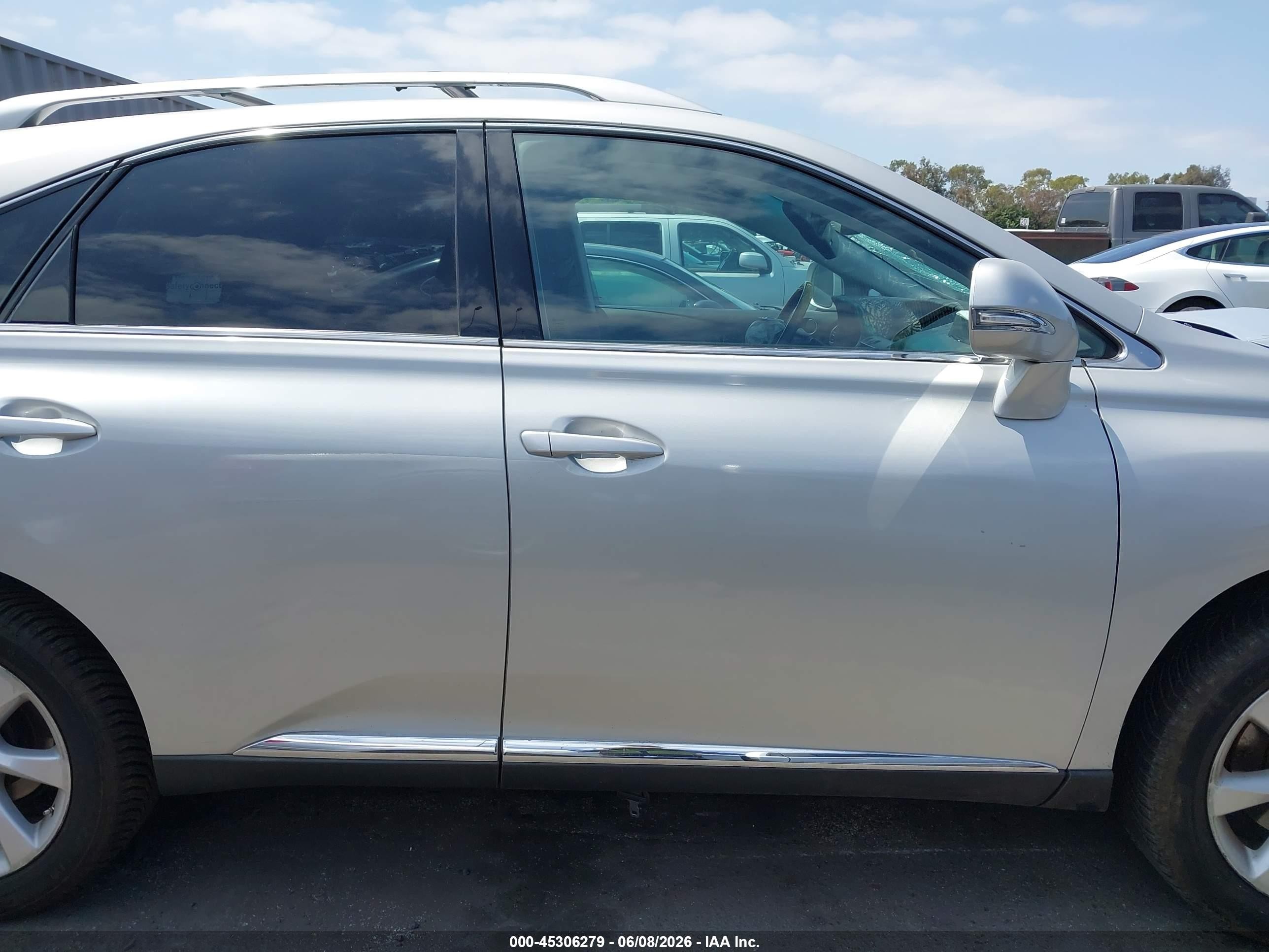 2012 Lexus Rx 350   Silver vin: 2T2ZK1BA8CC066797