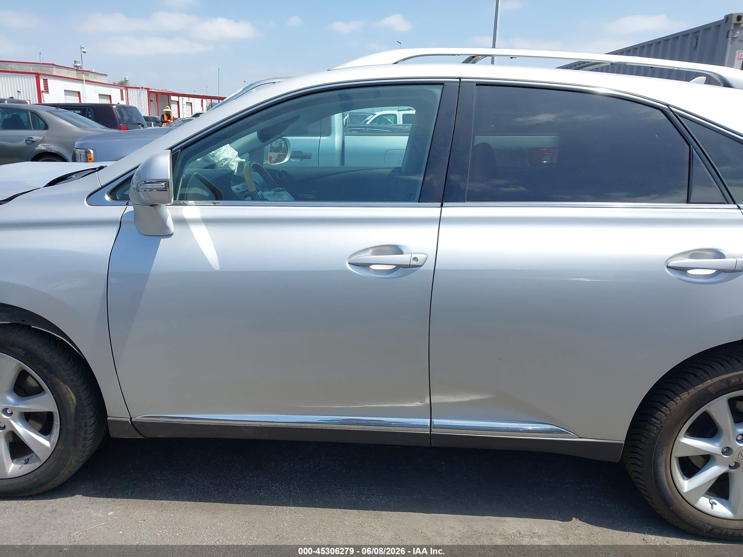 2012 Lexus Rx 350   Silver vin: 2T2ZK1BA8CC066797