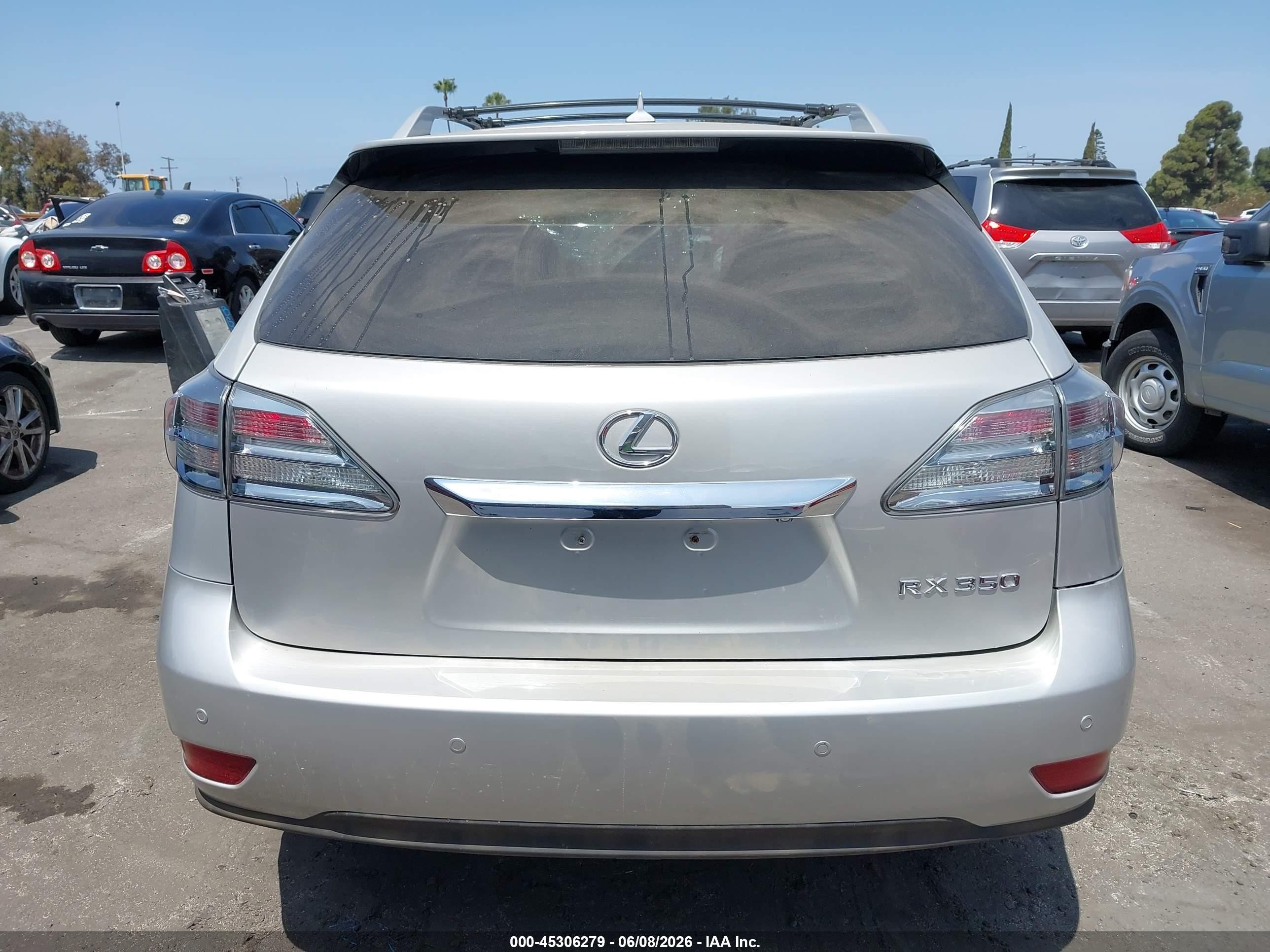 2012 Lexus Rx 350   Silver vin: 2T2ZK1BA8CC066797