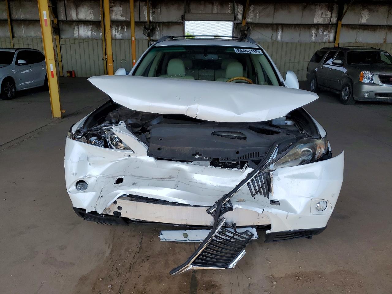 2012 Lexus Rx 350 White vin: 2T2ZK1BA8CC066900