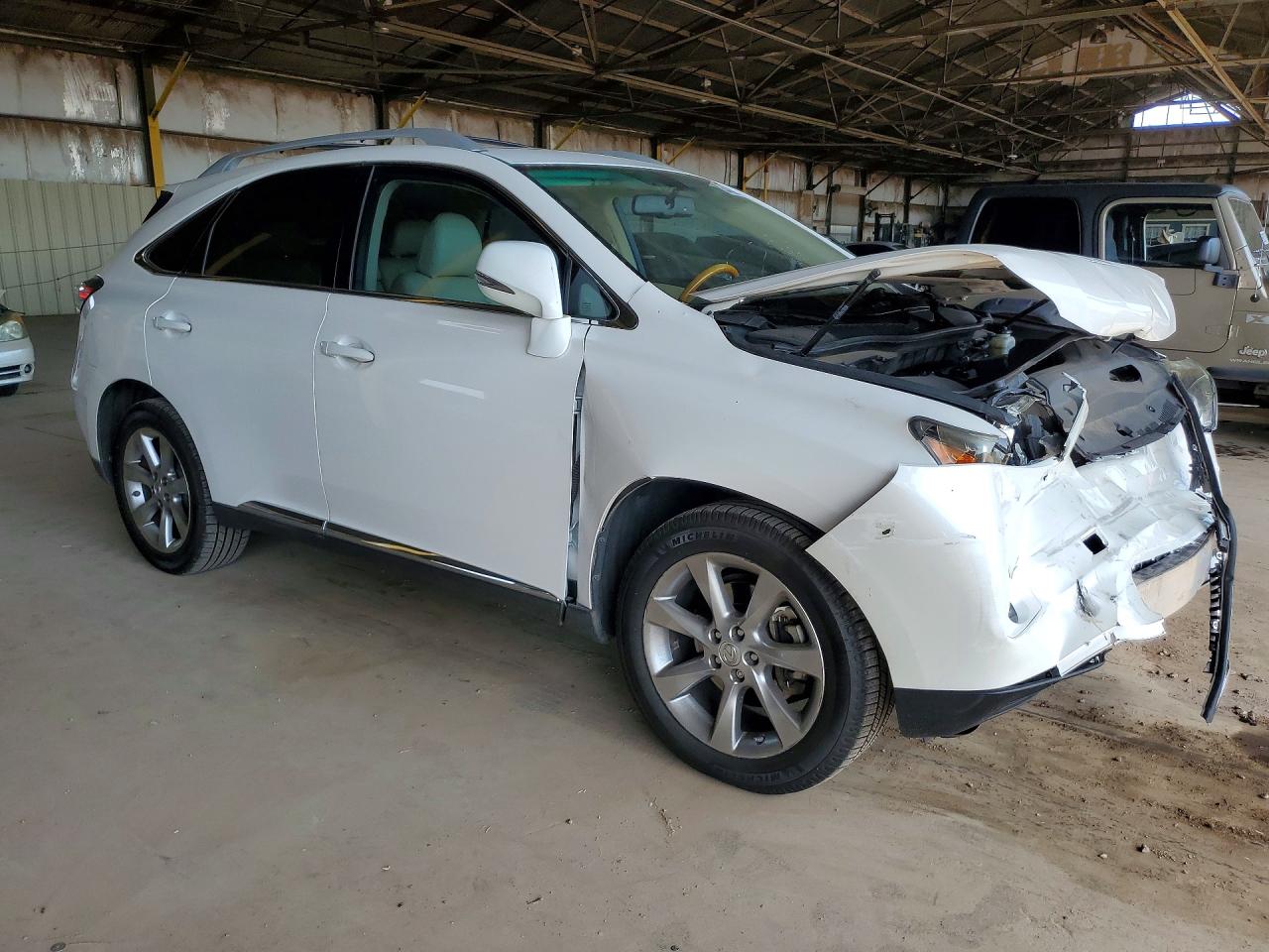 2012 Lexus Rx 350 White vin: 2T2ZK1BA8CC066900