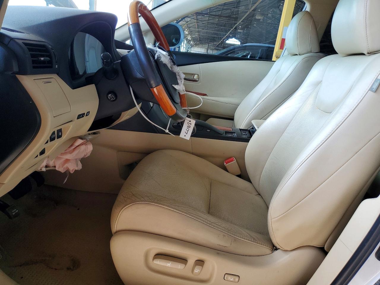 2012 Lexus Rx 350 White vin: 2T2ZK1BA8CC066900