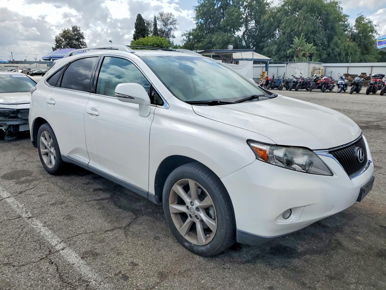 2012 Lexus Rx 350 White vin: 2T2ZK1BA8CC074656