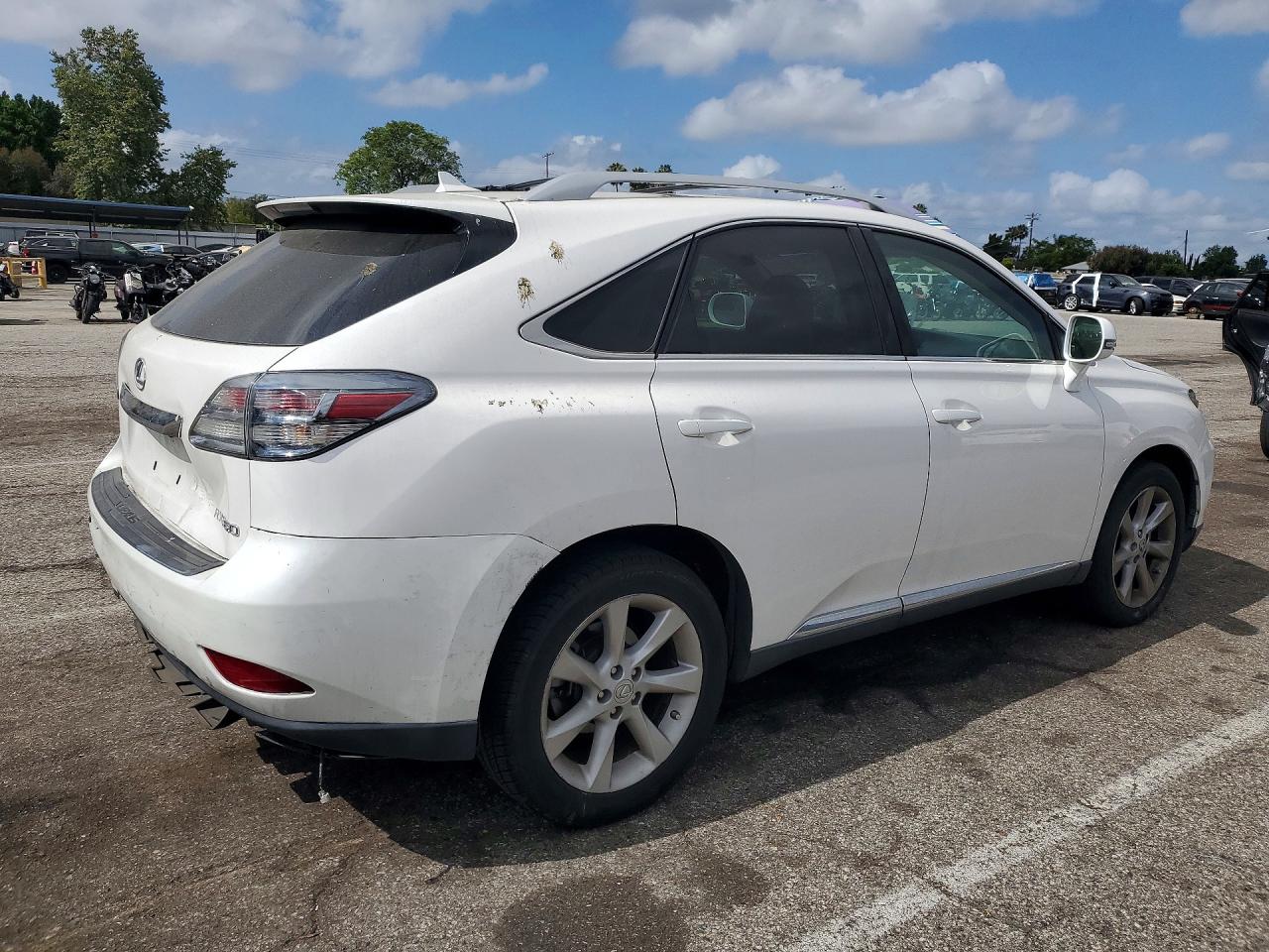 2012 Lexus Rx 350 White vin: 2T2ZK1BA8CC074656